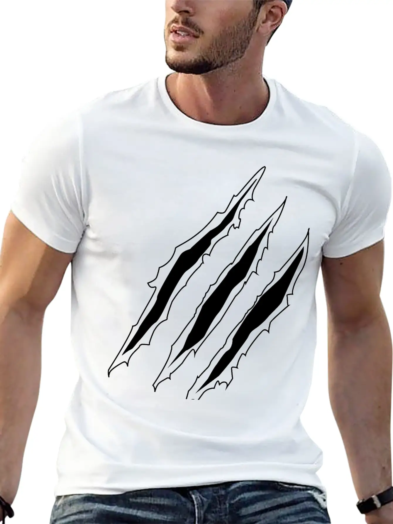 Claw Comfortable Minimalist Graphic Tee – Summer Style Essential