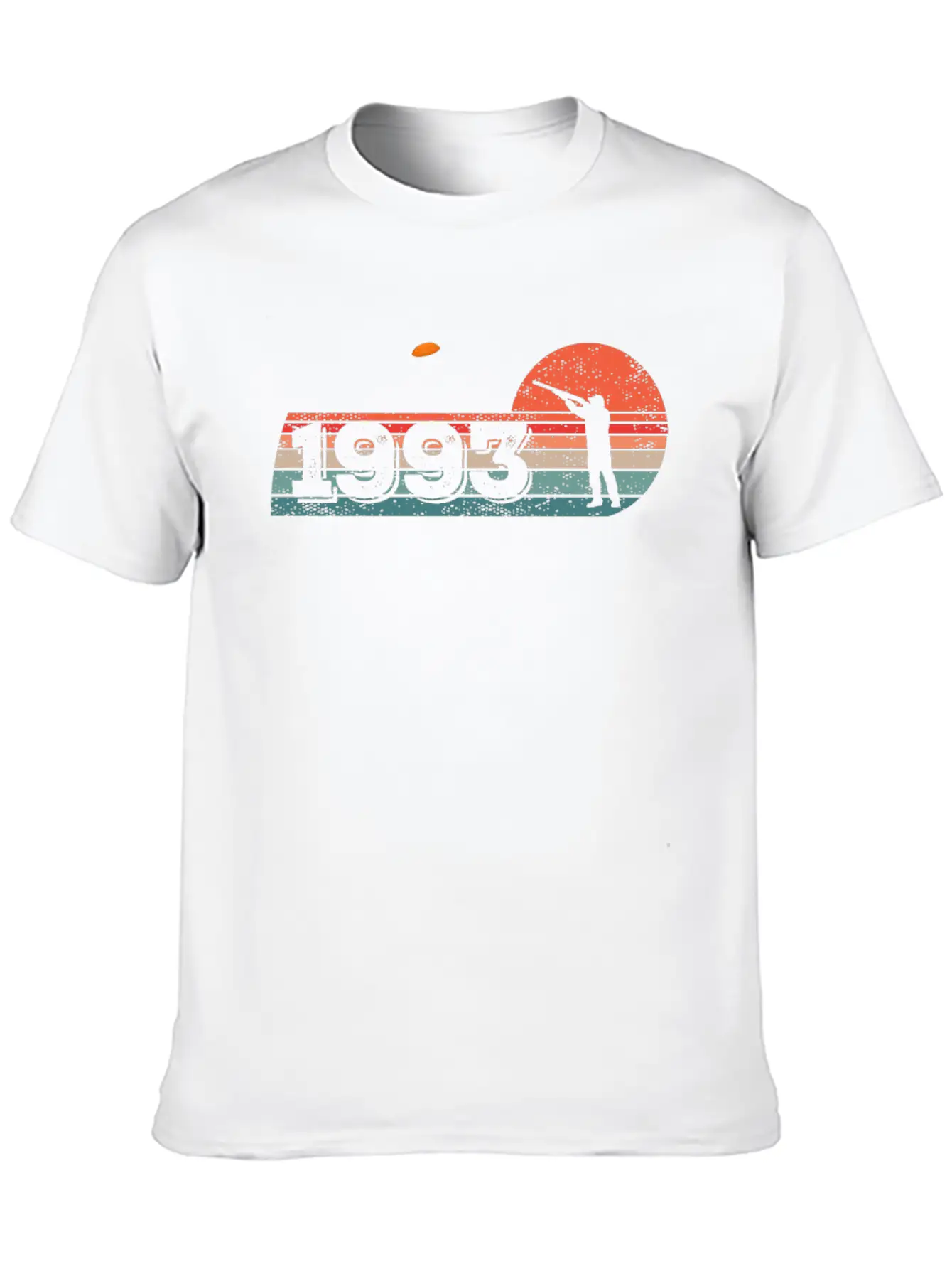 Clay Skeet Pigeon Shooting Vintage 1993 Birthday Essential Unisex Summer Tee – Soft Cotton Casual Fit