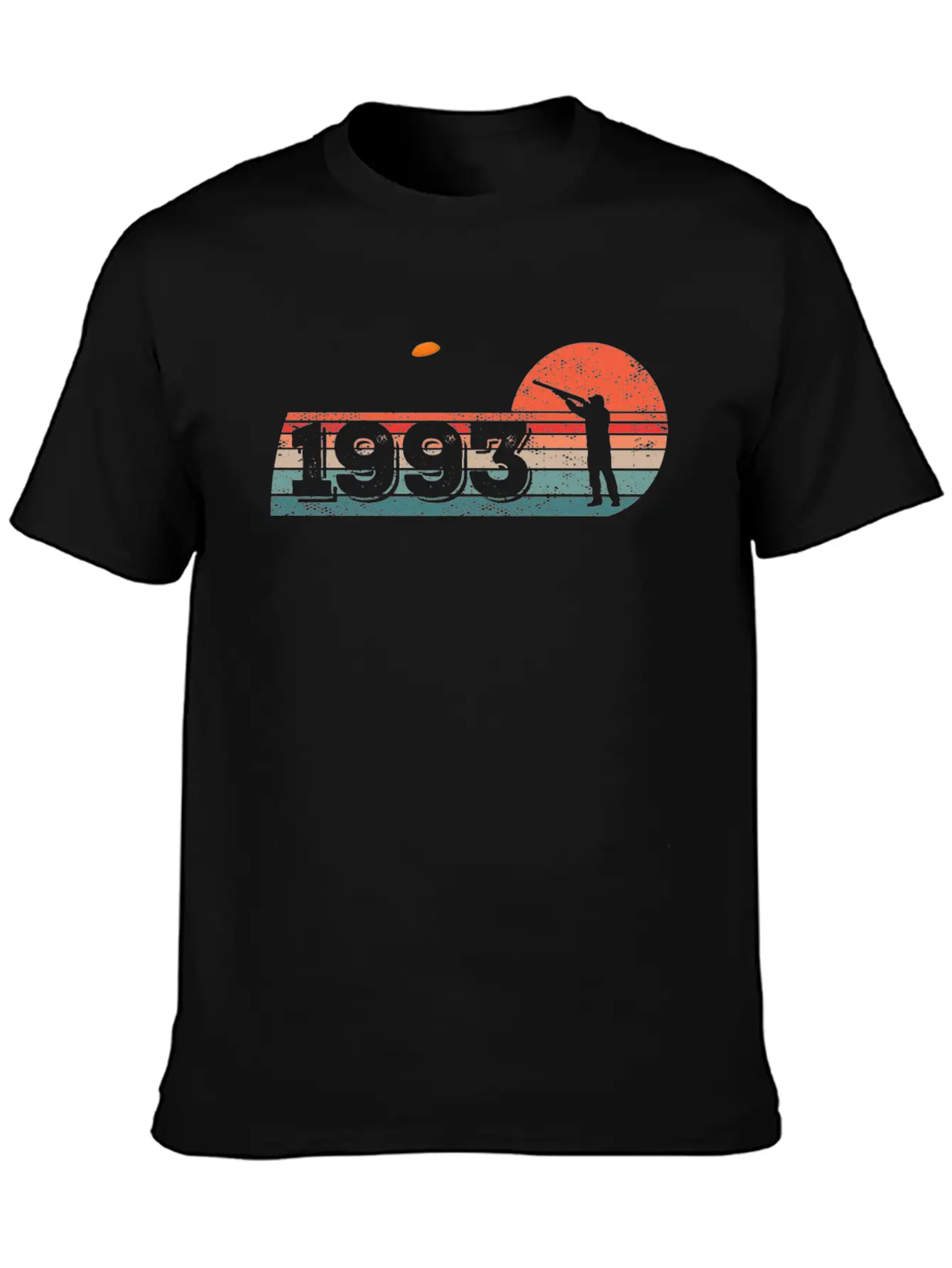 Clay Skeet Pigeon Shooting Vintage 1993 Birthday Essential Unisex Summer Tee – Soft Cotton Casual Fit