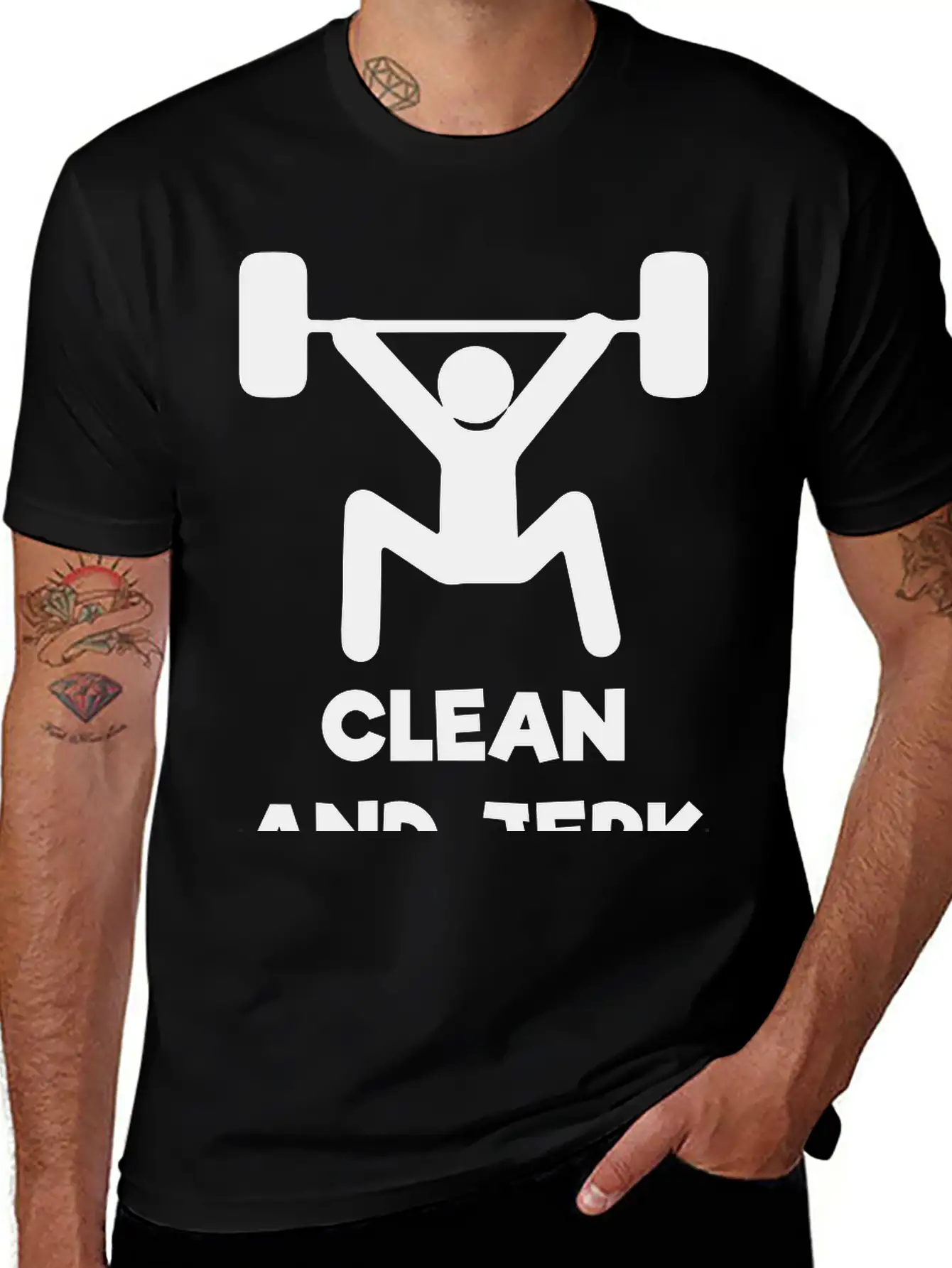 Clean And-Jerk Gym Timeless Short Sleeve Tee – Comfy And Minimalist Design