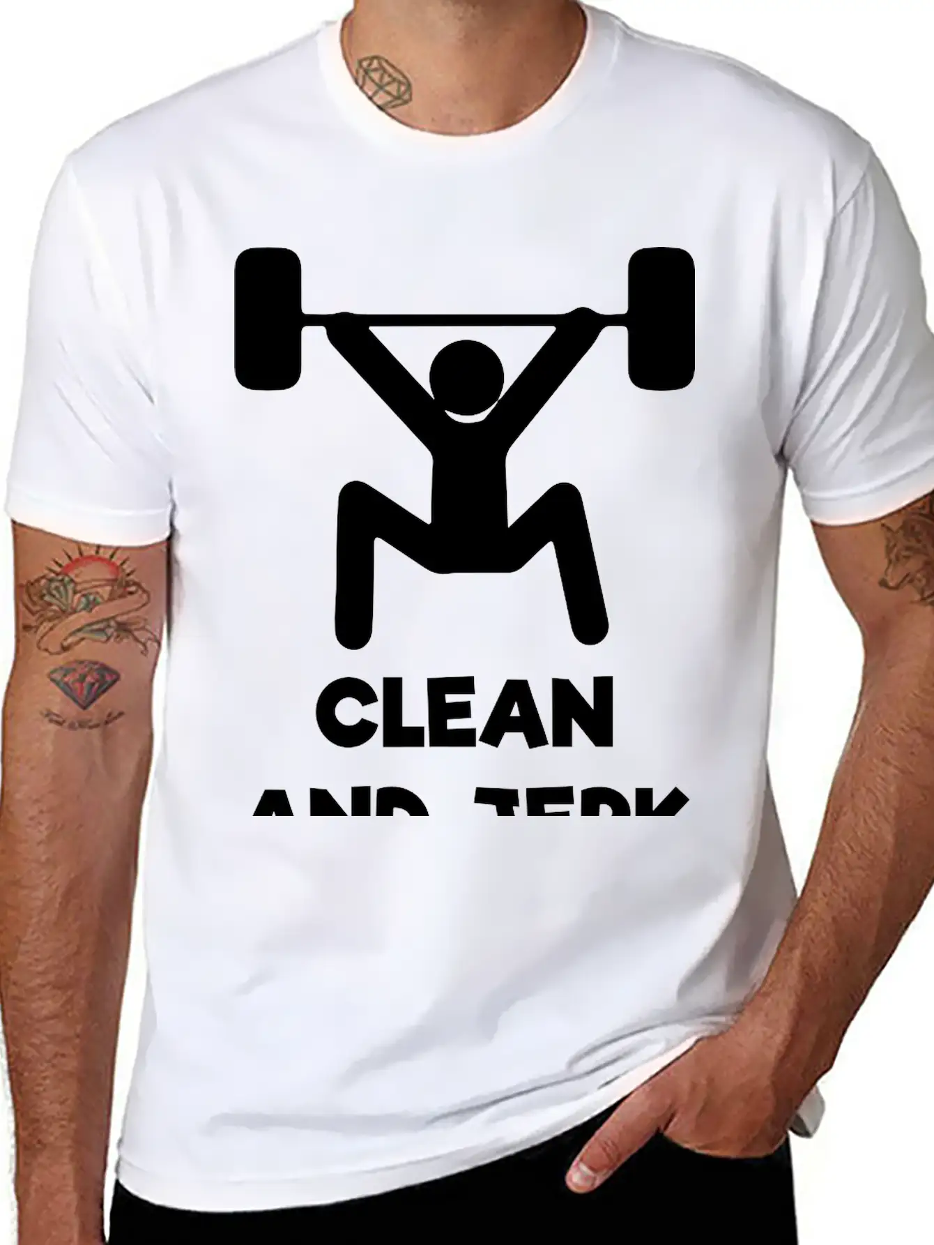 Clean And-Jerk Gym Timeless Short Sleeve Tee – Comfy And Minimalist Design