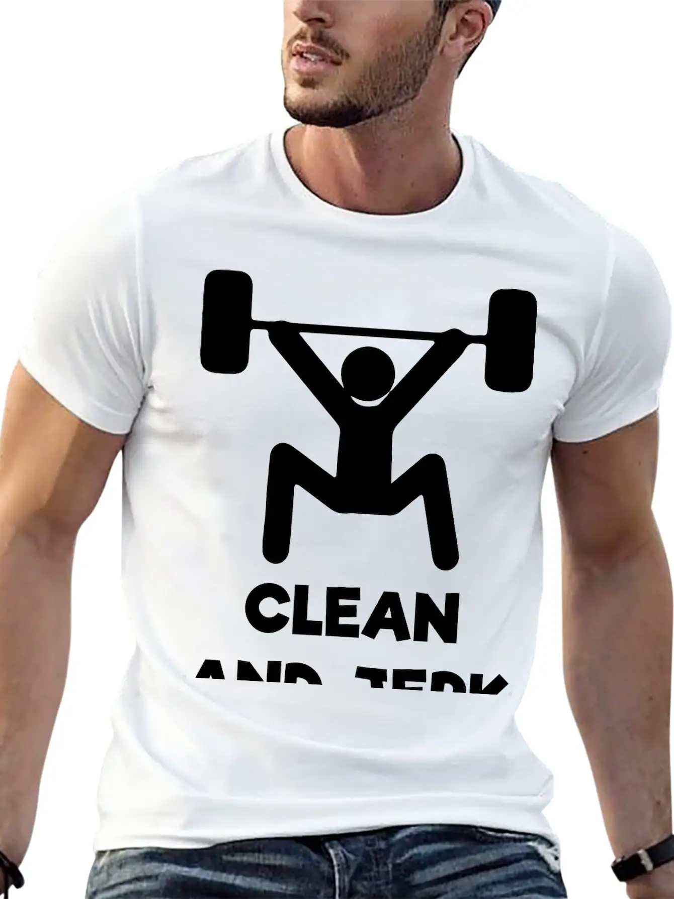 Clean And-Jerk Gym Timeless Short Sleeve Tee – Comfy And Minimalist Design