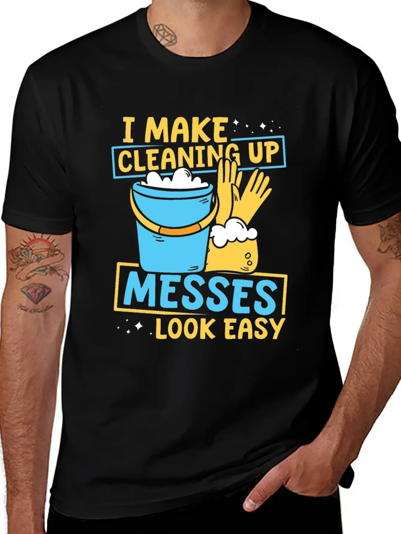 Cleaner Stylish Everyday T-Shirt – Unisex Basic Cotton Tee