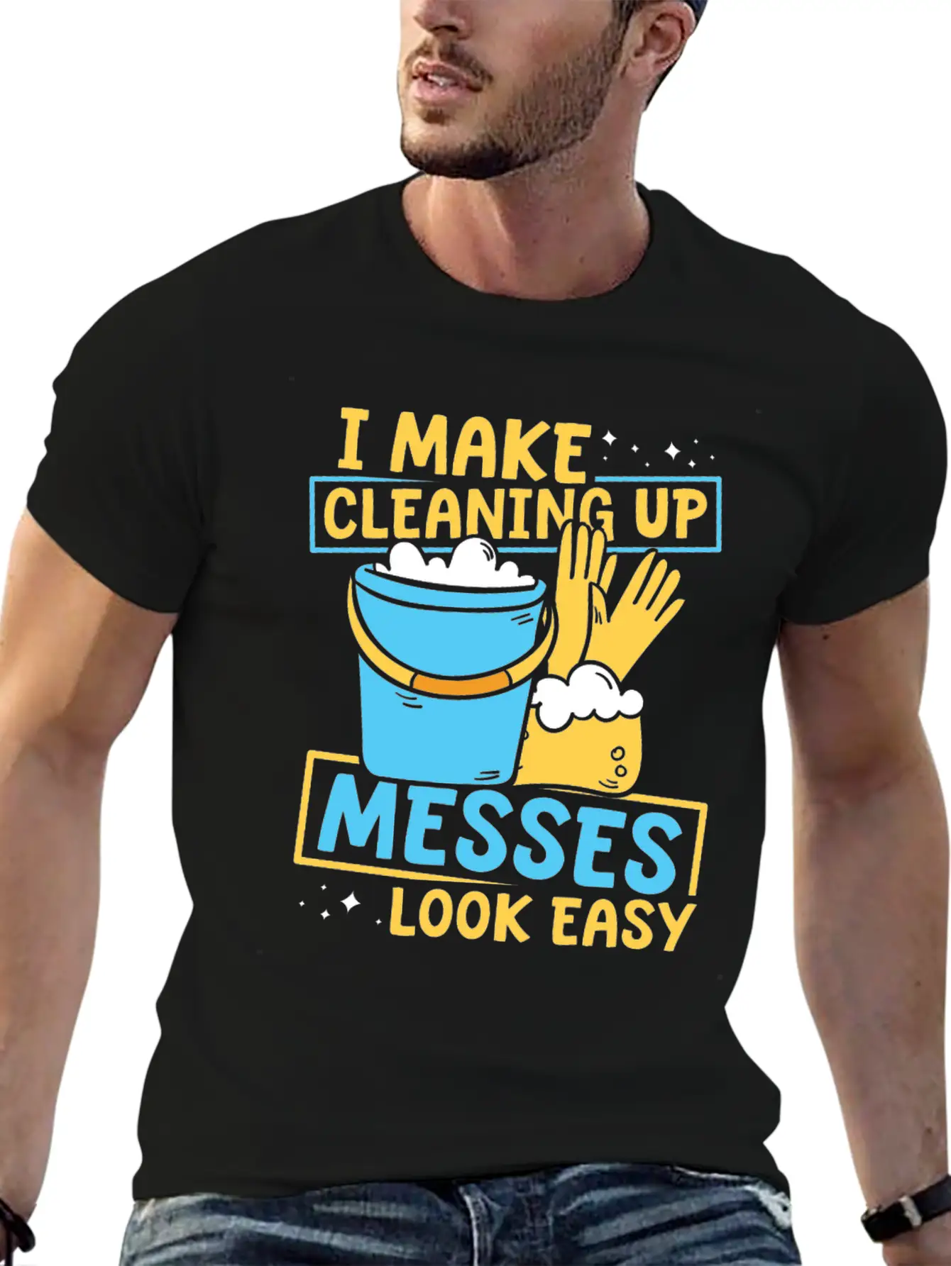 Cleaner Stylish Everyday T-Shirt – Unisex Basic Cotton Tee