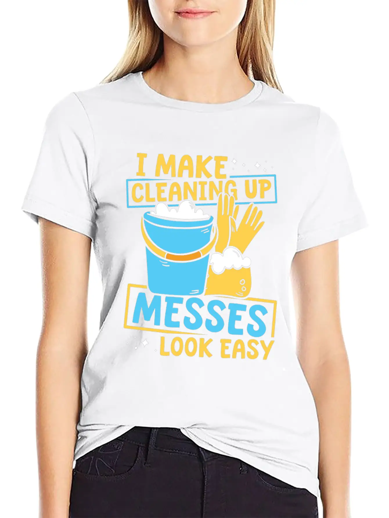 Cleaner Stylish Everyday T-Shirt – Unisex Basic Cotton Tee