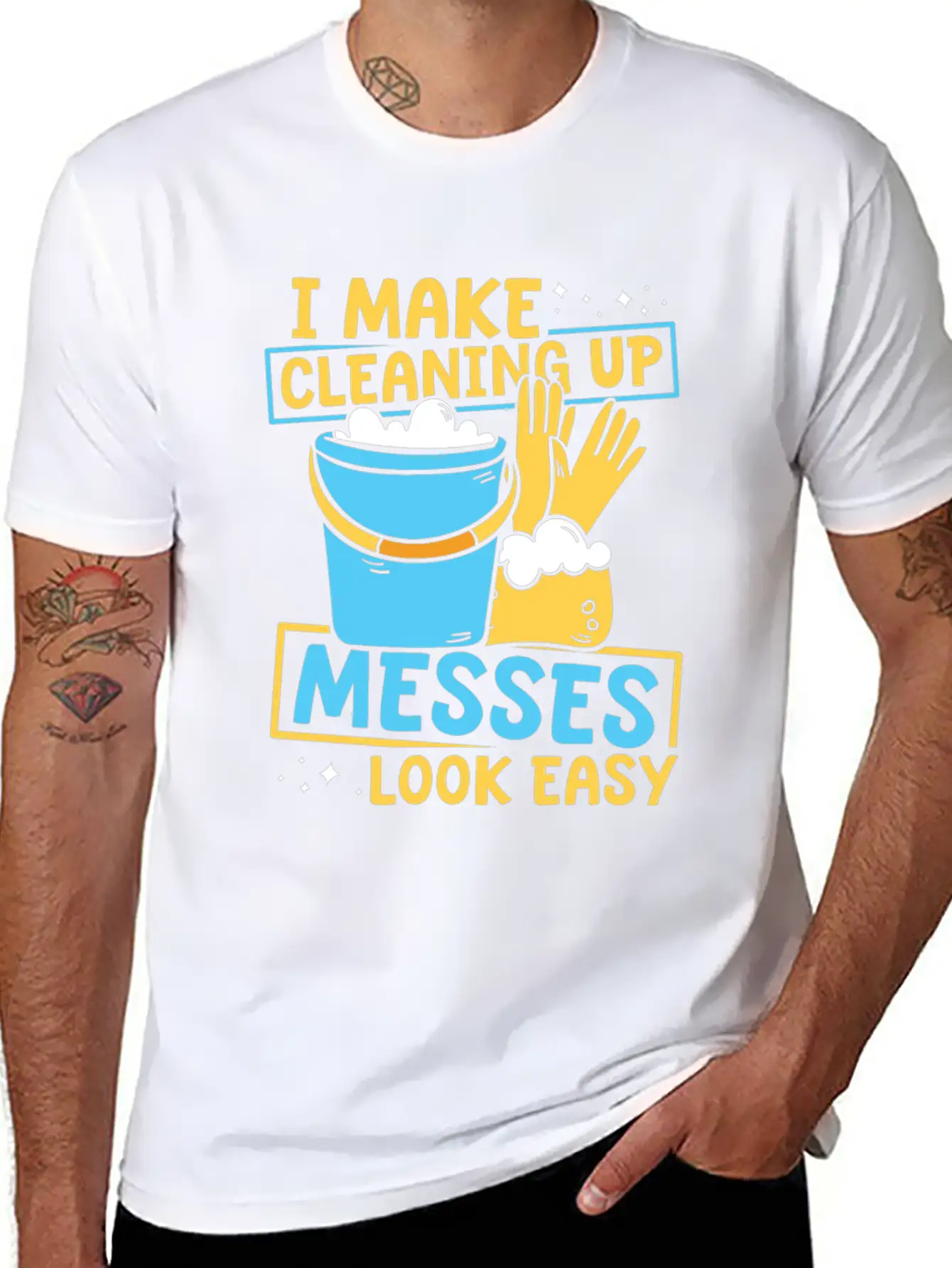 Cleaner Stylish Everyday T-Shirt – Unisex Basic Cotton Tee