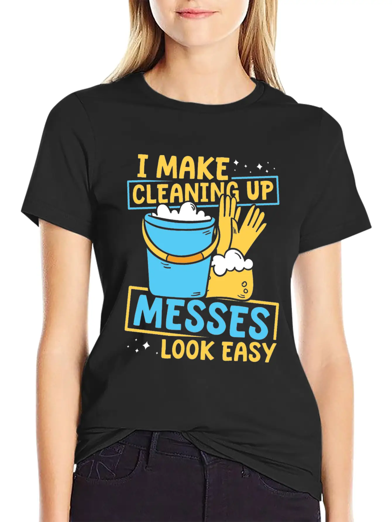 Cleaner Stylish Everyday T-Shirt – Unisex Basic Cotton Tee