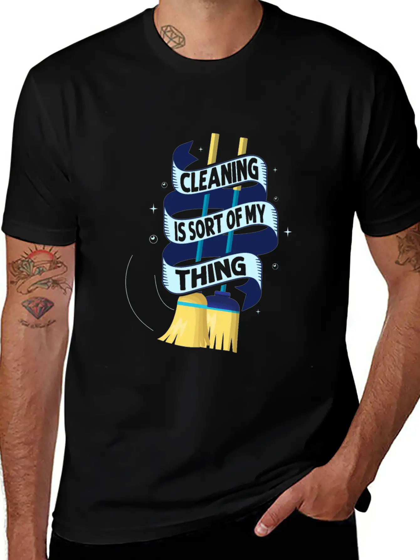 Cleaning Is Sort Of My Thing Cleaner Housekeeping Timeless Short Sleeve Tee – Comfy And Minimalist Design