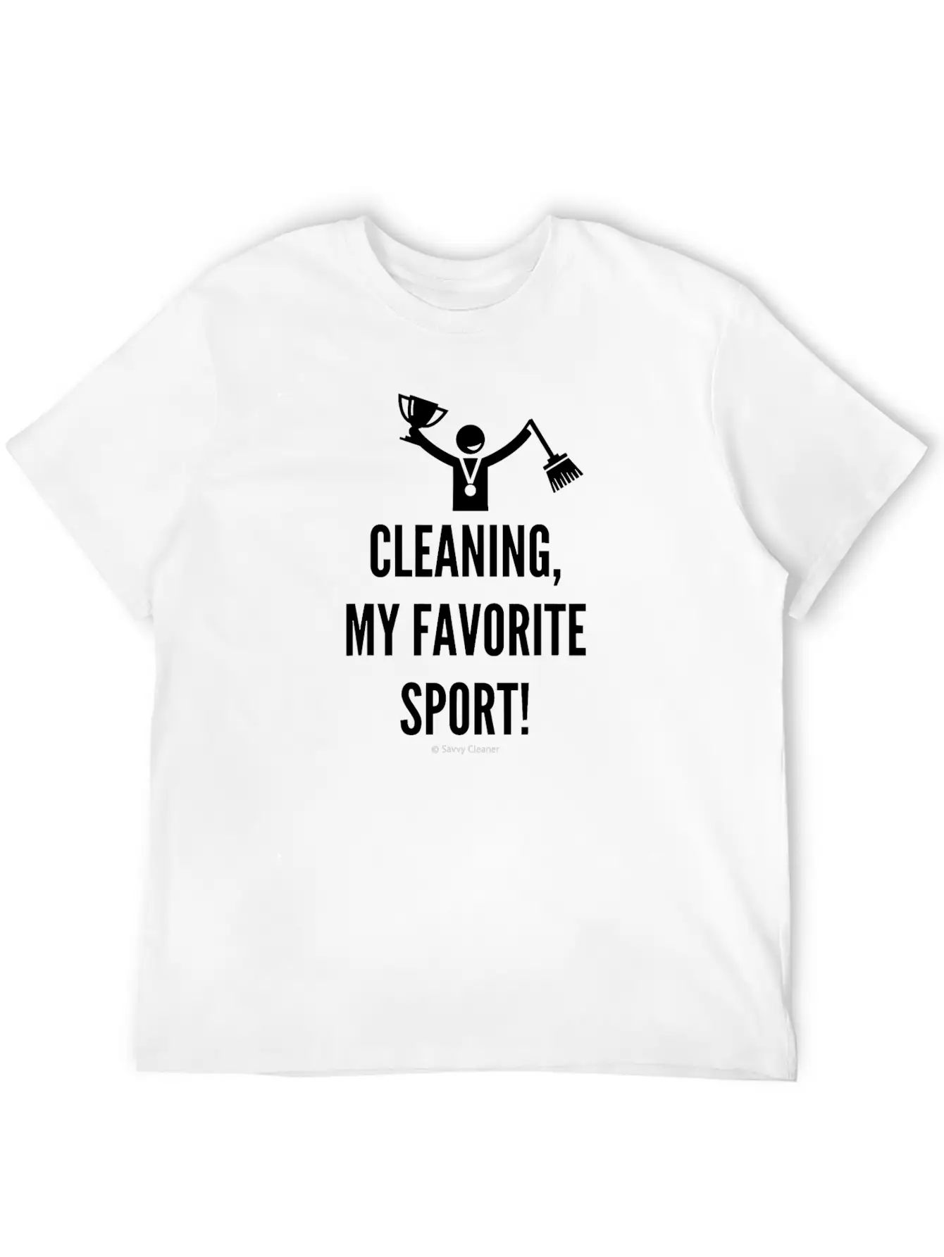Cleaning My Favorite Sport T Shirt Comfortable Minimalist Graphic Tee – Summer Style Essential
