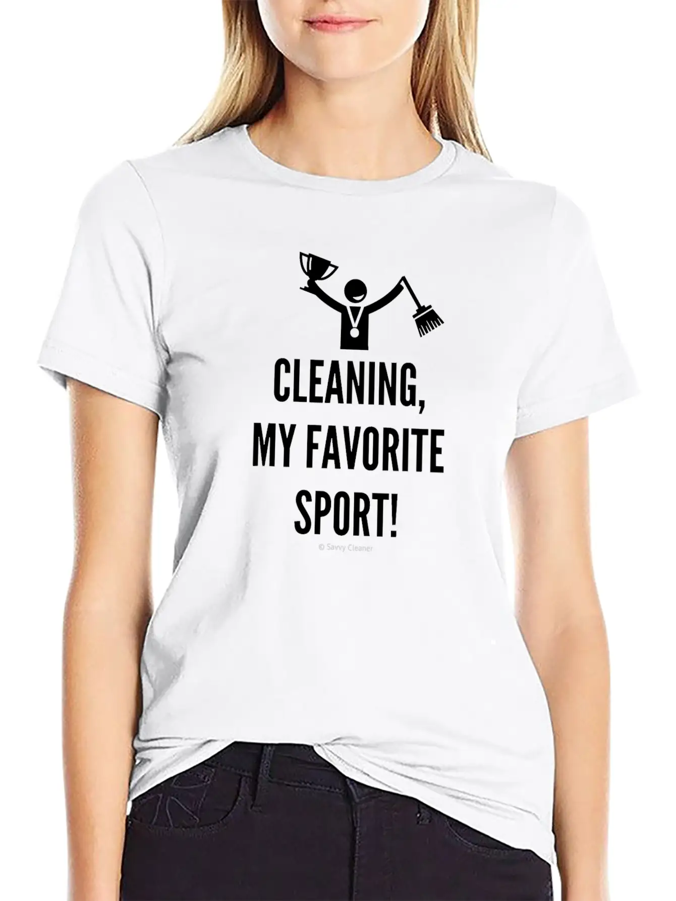 Cleaning My Favorite Sport T Shirt Comfortable Minimalist Graphic Tee – Summer Style Essential