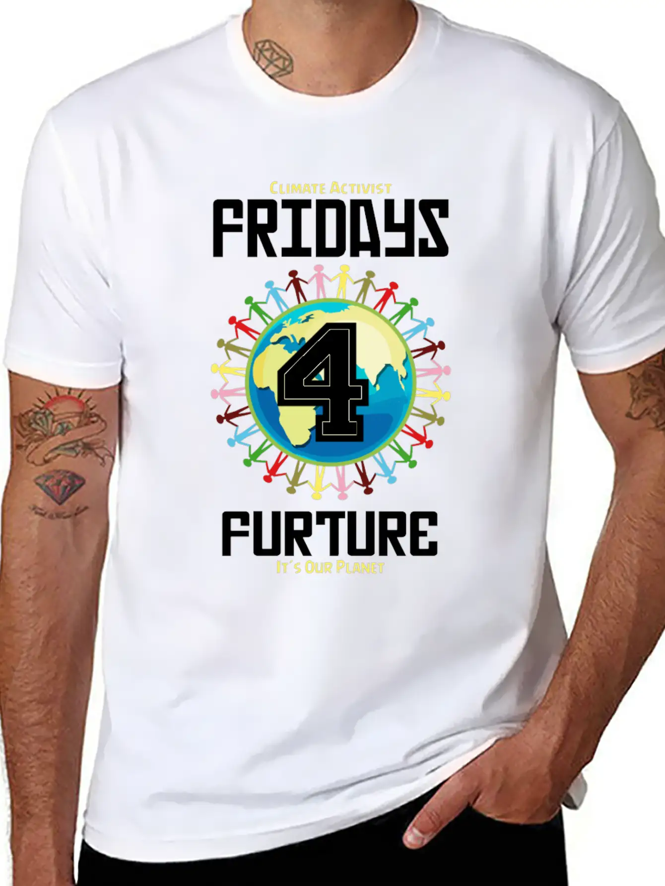 Climate Activist. Fridays For Future Demo Timeless Short Sleeve Tee – Comfy And Minimalist Design