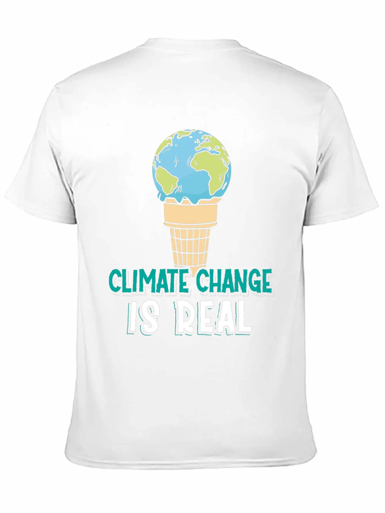 Climate Change Is Real Klimawandel Globale Stylish Everyday T-Shirt – Unisex Basic Cotton Tee