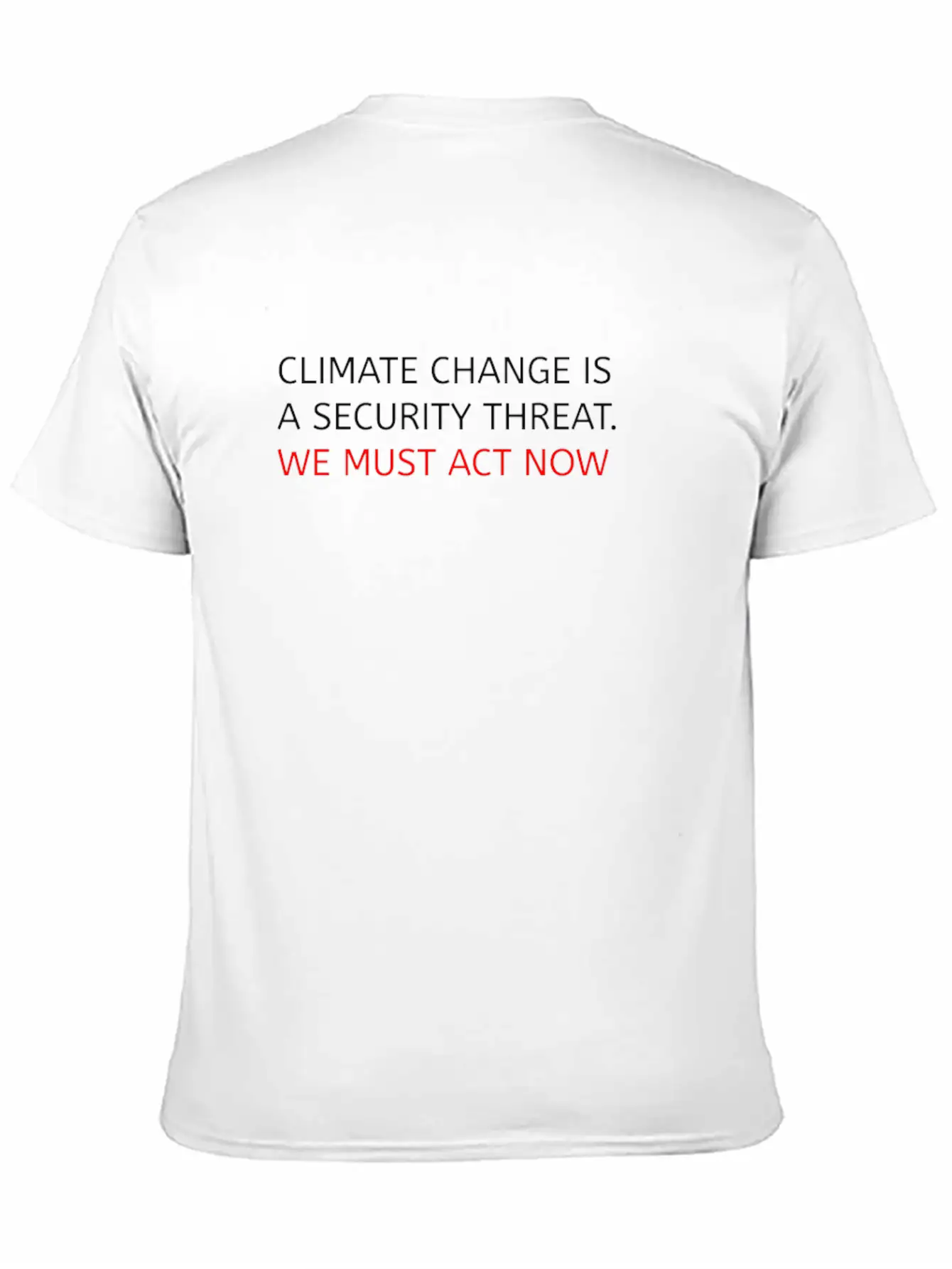 Climate Change Timeless Short Sleeve Tee – Comfy And Minimalist Design