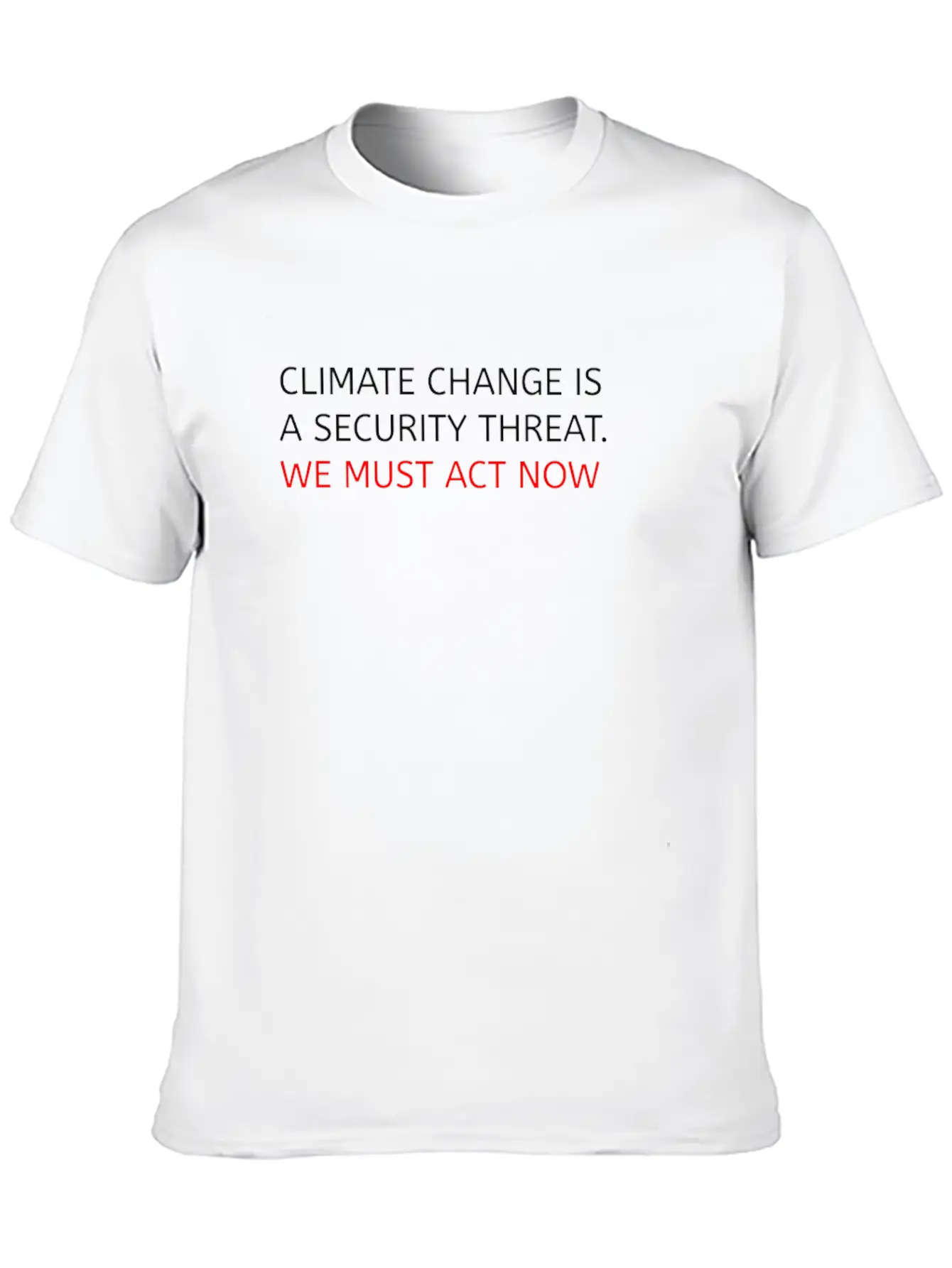 Climate Change Timeless Short Sleeve Tee – Comfy And Minimalist Design