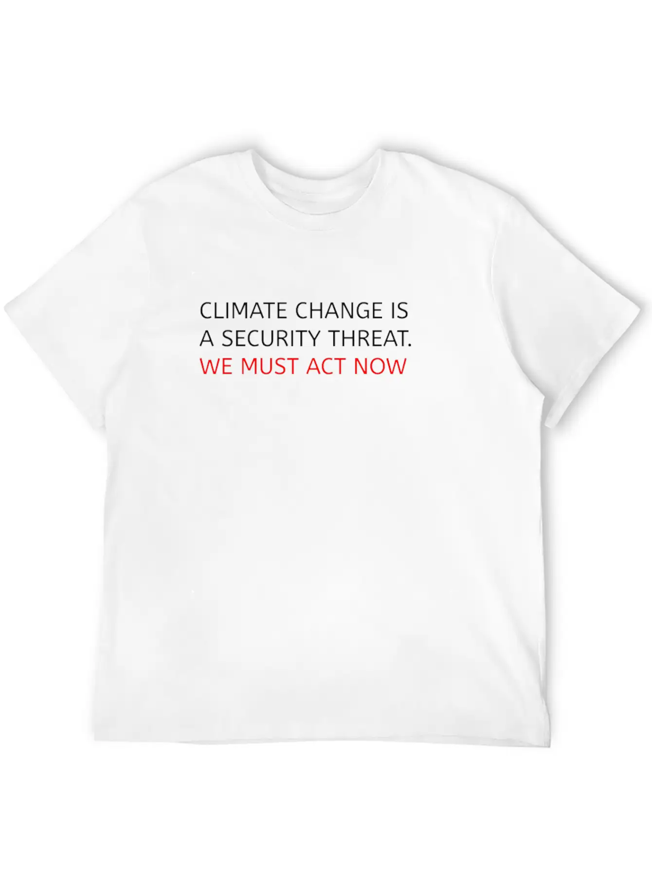 Climate Change Timeless Short Sleeve Tee – Comfy And Minimalist Design