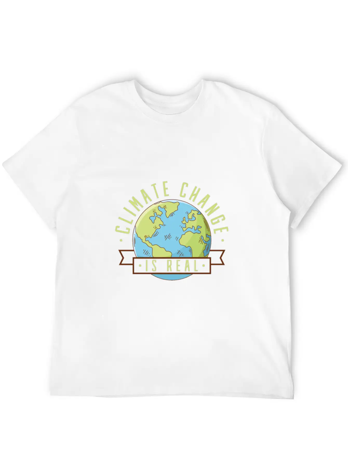 Climate Change Unisex Short Sleeve Soft Cotton T-Shirt – Casual Everyday Wear