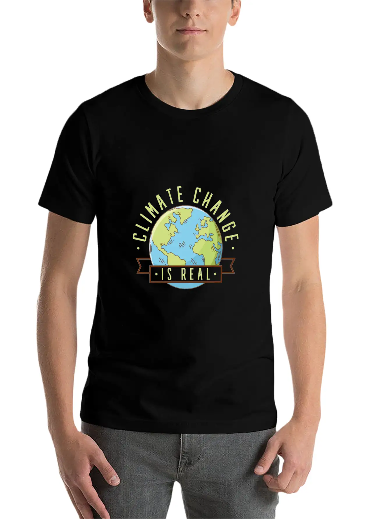Climate Change Unisex Short Sleeve Soft Cotton T-Shirt – Casual Everyday Wear