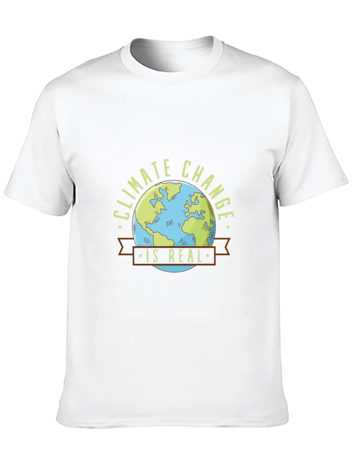 Climate Change Unisex Short Sleeve Soft Cotton T-Shirt – Casual Everyday Wear