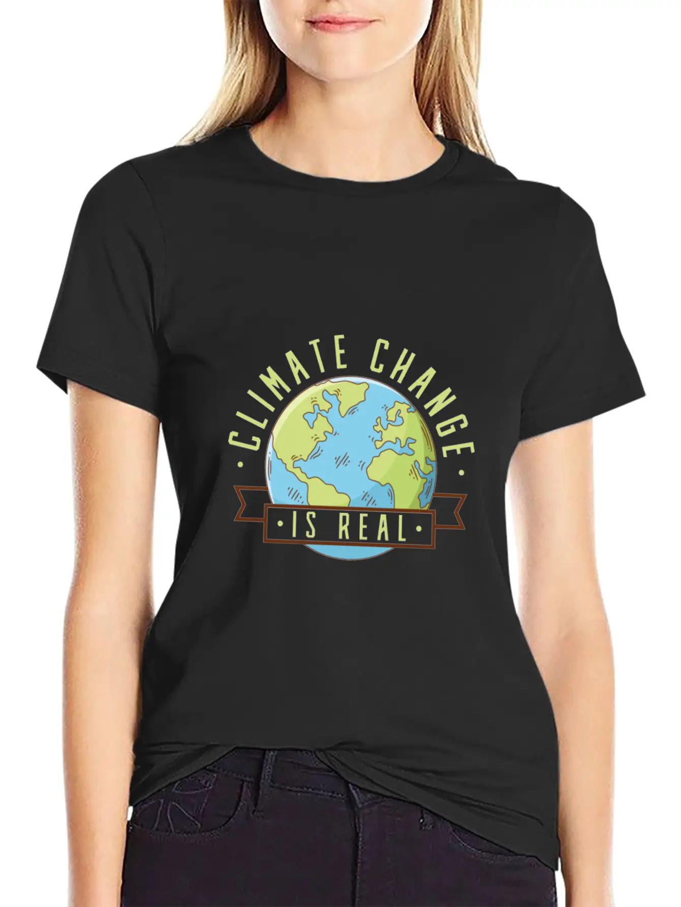 Climate Change Unisex Short Sleeve Soft Cotton T-Shirt – Casual Everyday Wear