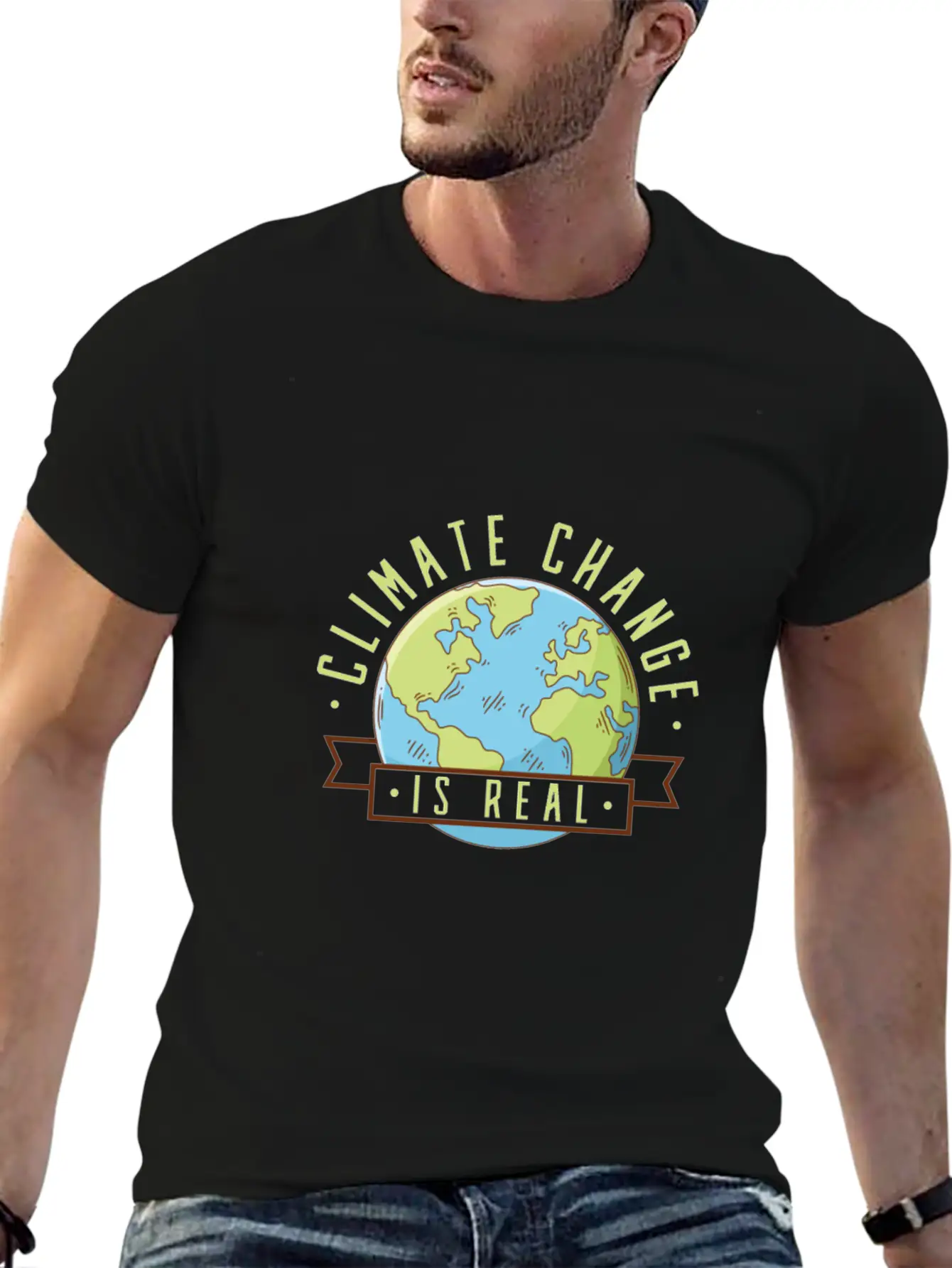 Climate Change Unisex Short Sleeve Soft Cotton T-Shirt – Casual Everyday Wear