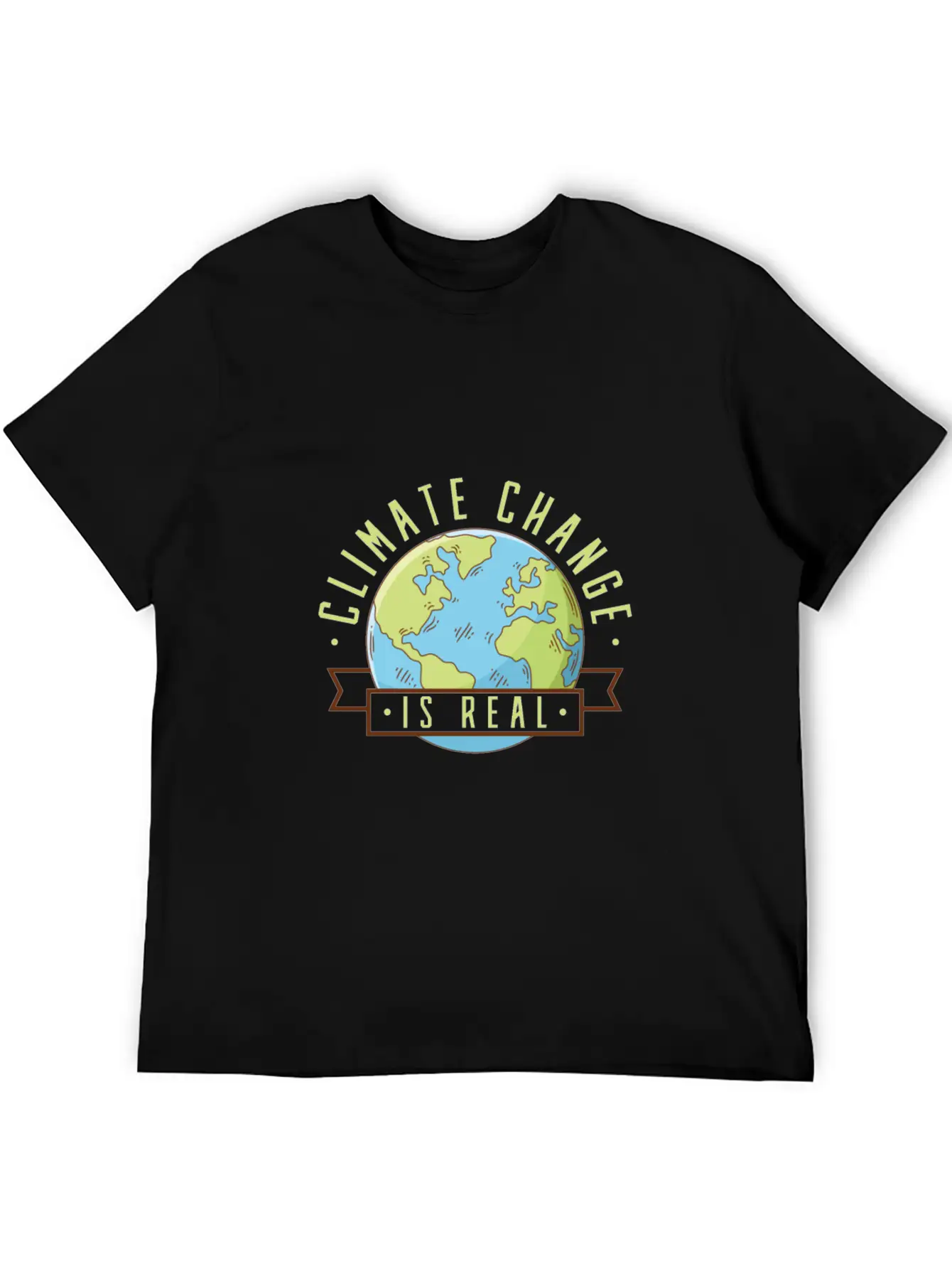 Climate Change Unisex Short Sleeve Soft Cotton T-Shirt – Casual Everyday Wear