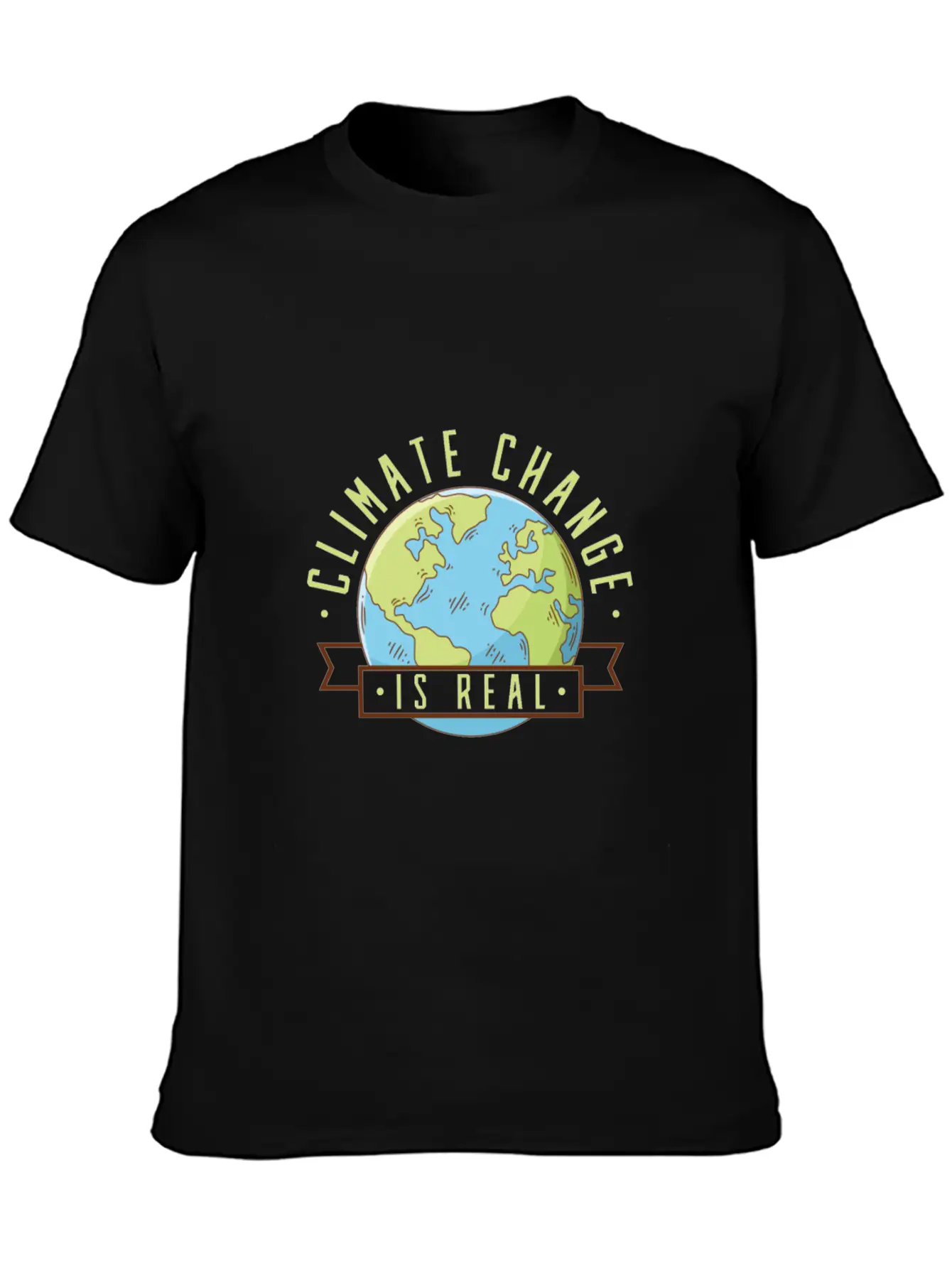 Climate Change Unisex Short Sleeve Soft Cotton T-Shirt – Casual Everyday Wear