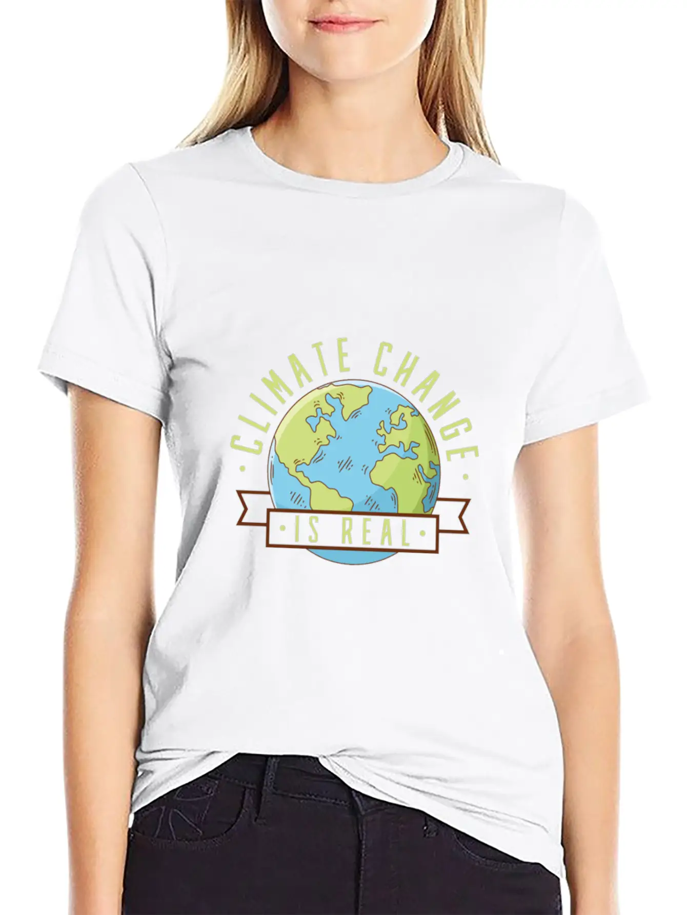 Climate Change Unisex Short Sleeve Soft Cotton T-Shirt – Casual Everyday Wear
