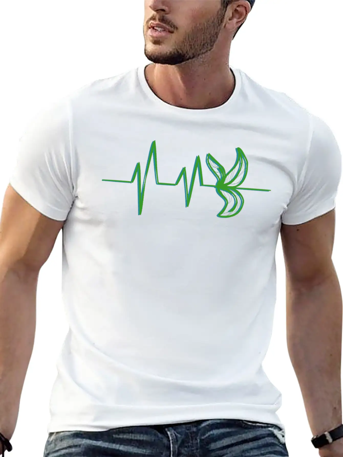 Climate Protection Heartbeat Timeless Short Sleeve Tee – Comfy And Minimalist Design