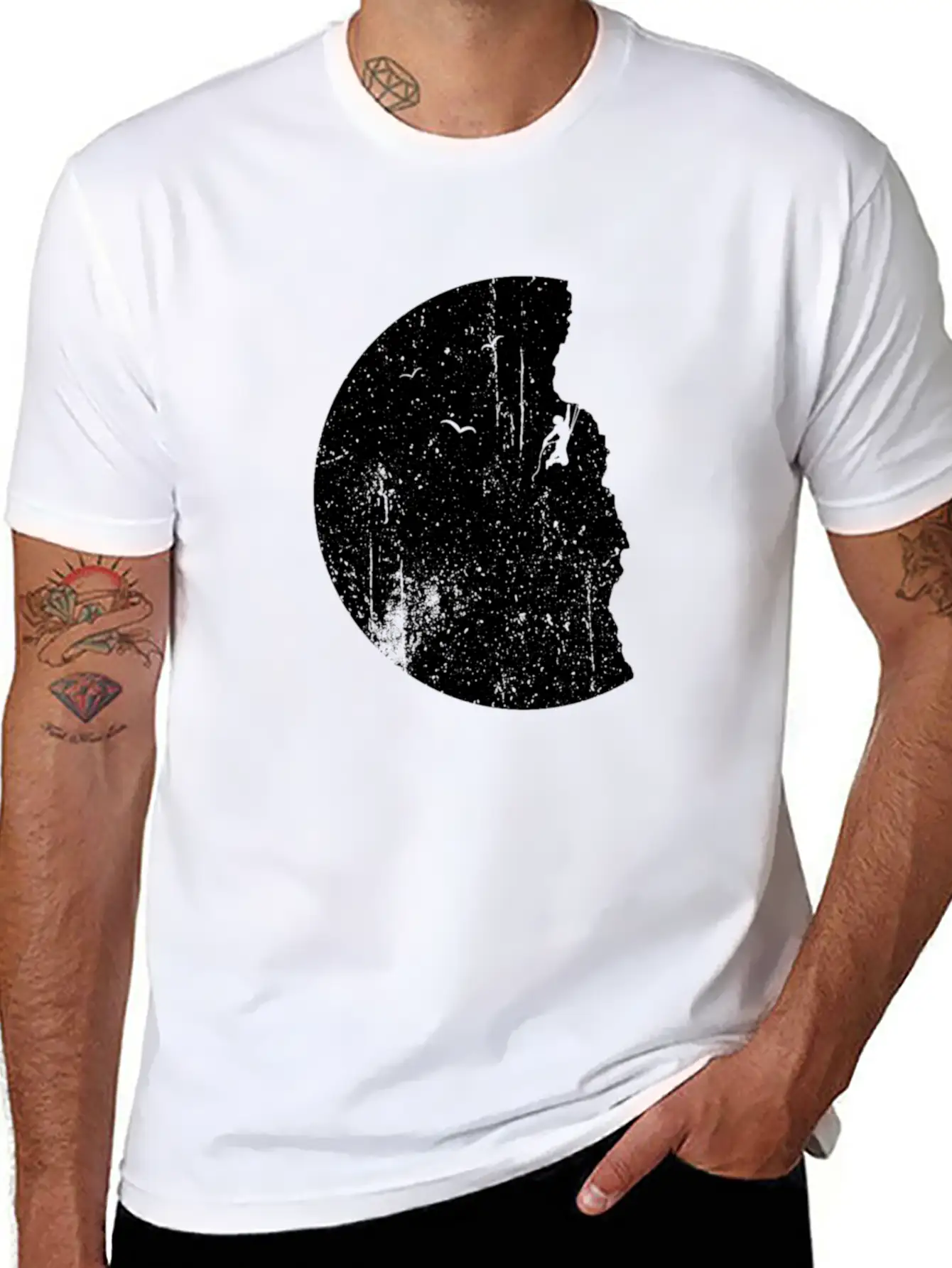 Climb For Light Essential Unisex Summer Tee – Soft Cotton Casual Fit