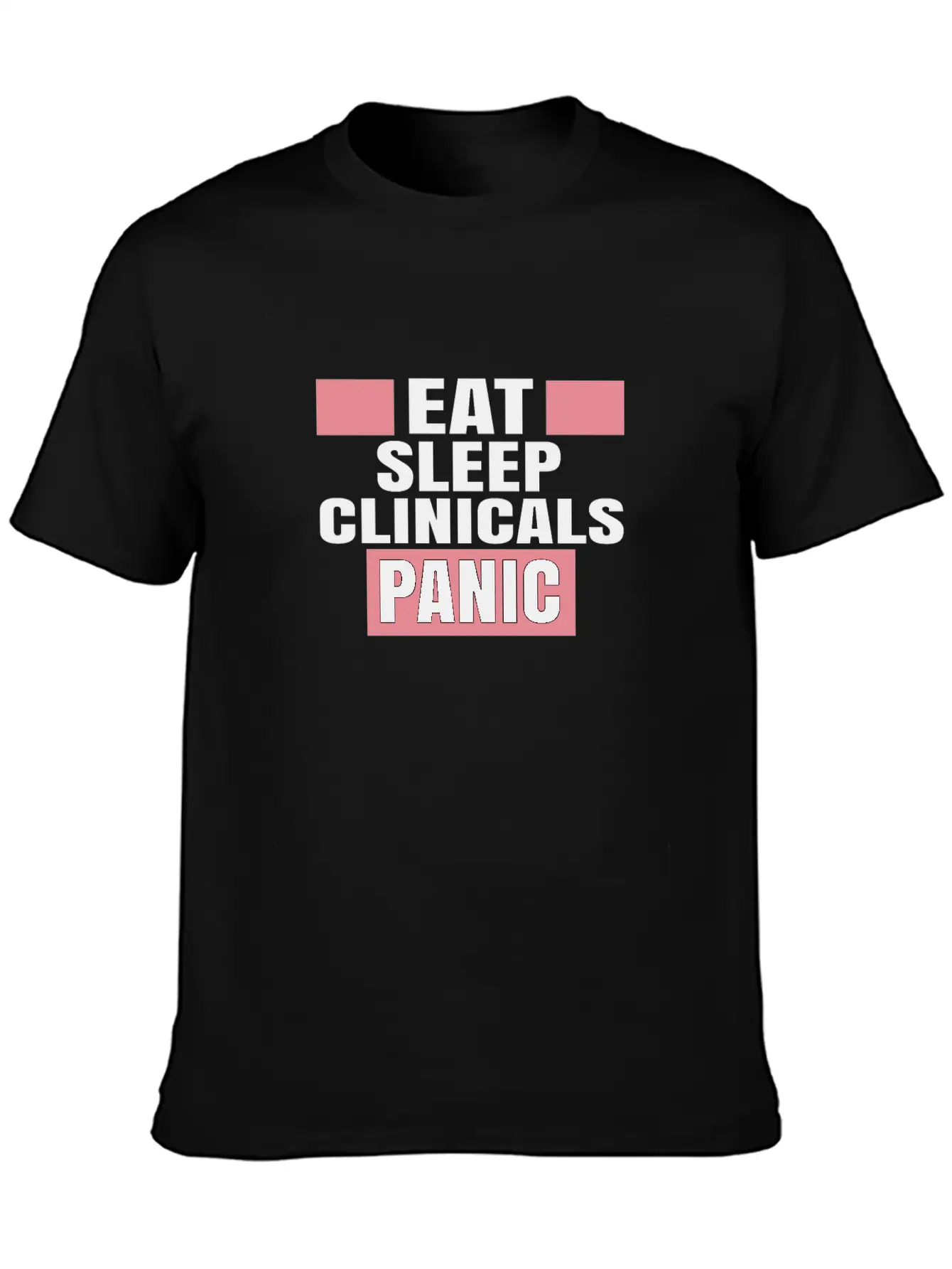 CLINICALS PANIC Unisex Short Sleeve Soft Cotton T-Shirt – Casual Everyday Wear