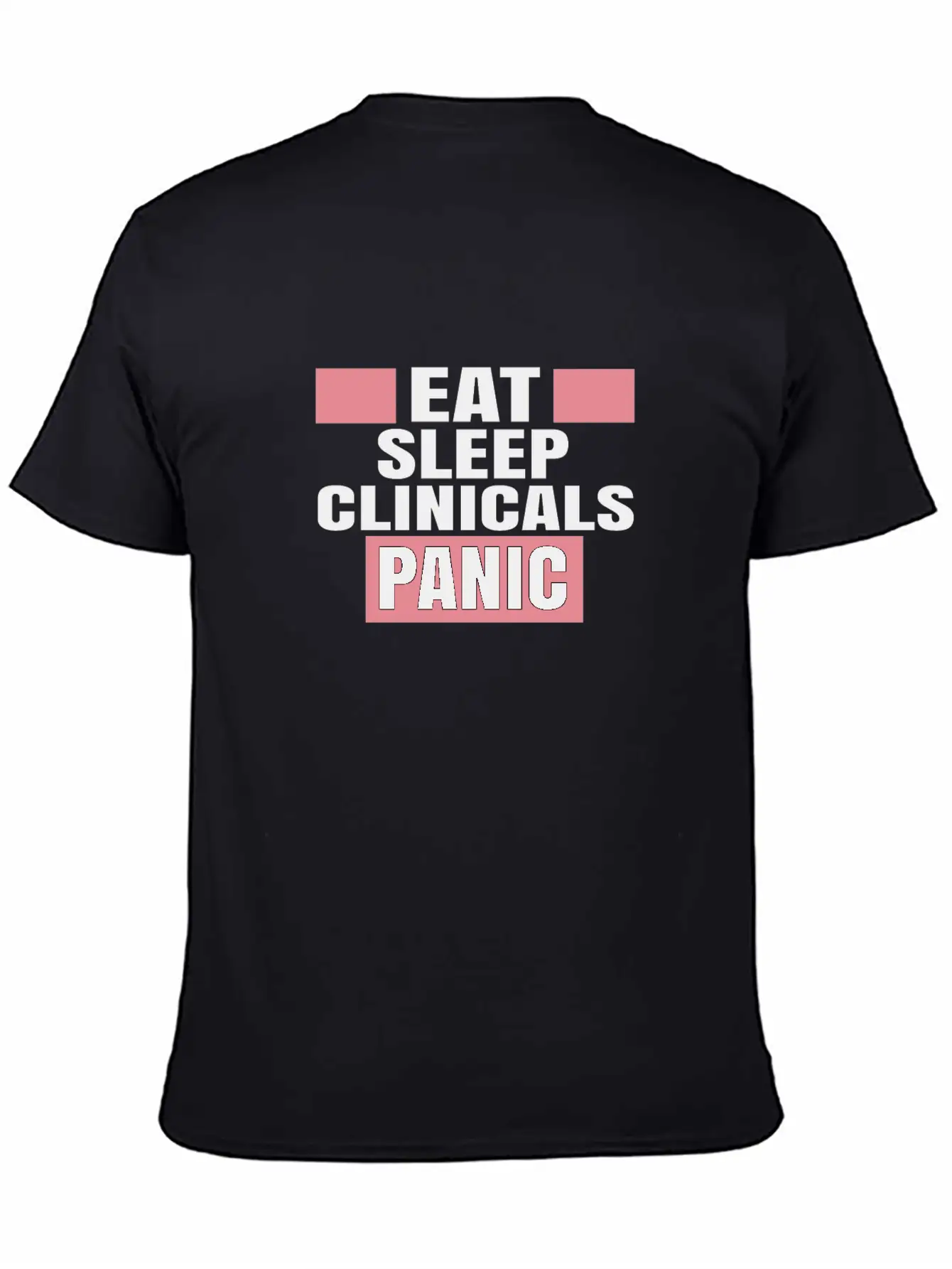 CLINICALS PANIC Unisex Short Sleeve Soft Cotton T-Shirt – Casual Everyday Wear