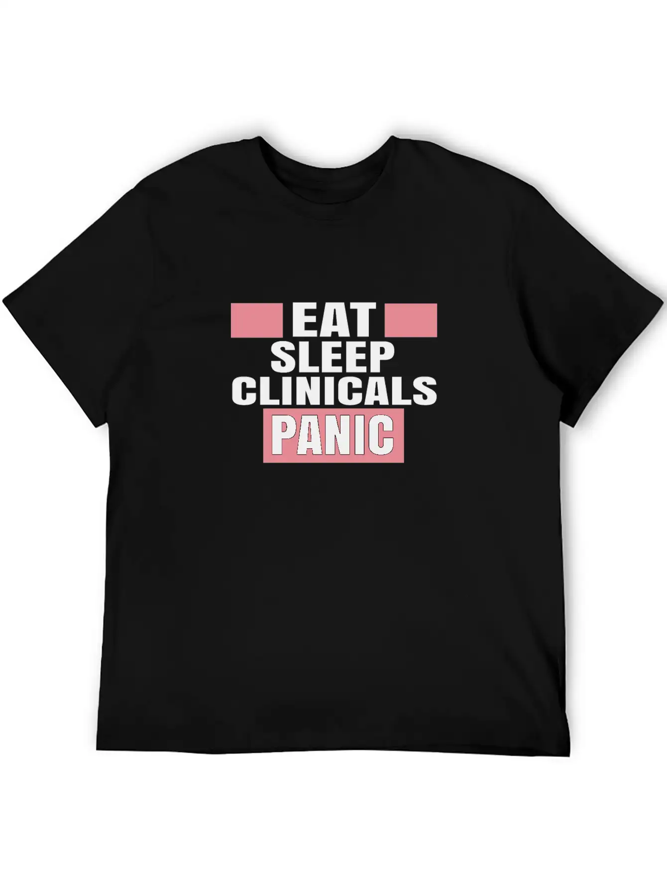 CLINICALS PANIC Unisex Short Sleeve Soft Cotton T-Shirt – Casual Everyday Wear