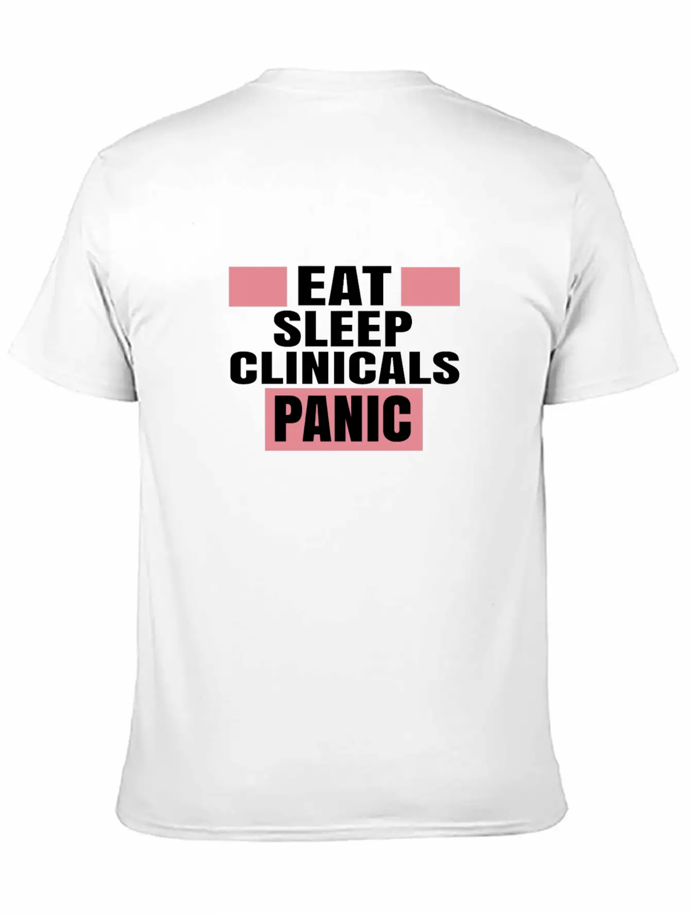 CLINICALS PANIC Unisex Short Sleeve Soft Cotton T-Shirt – Casual Everyday Wear