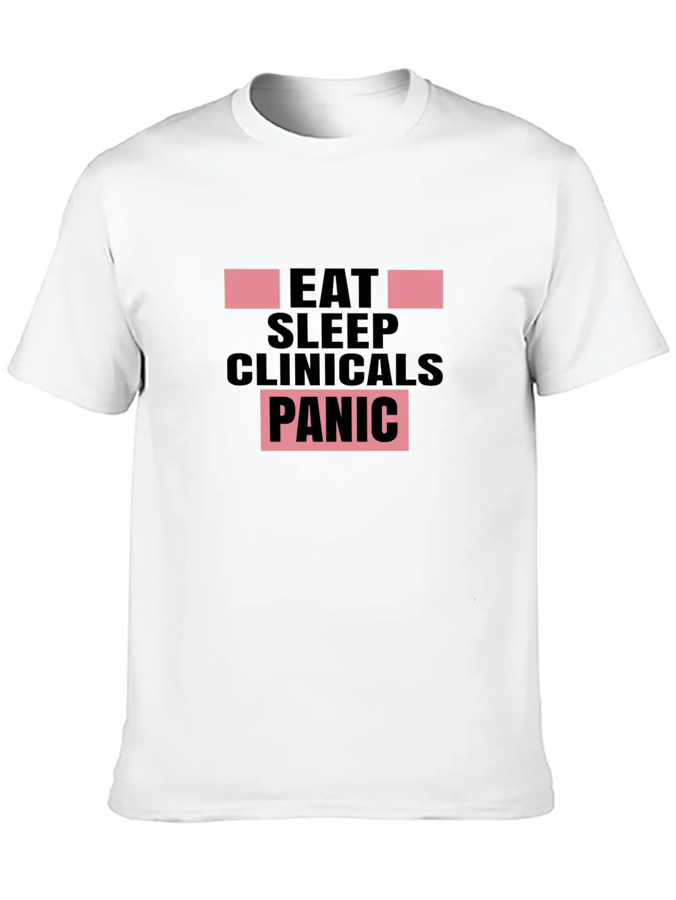 CLINICALS PANIC Unisex Short Sleeve Soft Cotton T-Shirt – Casual Everyday Wear
