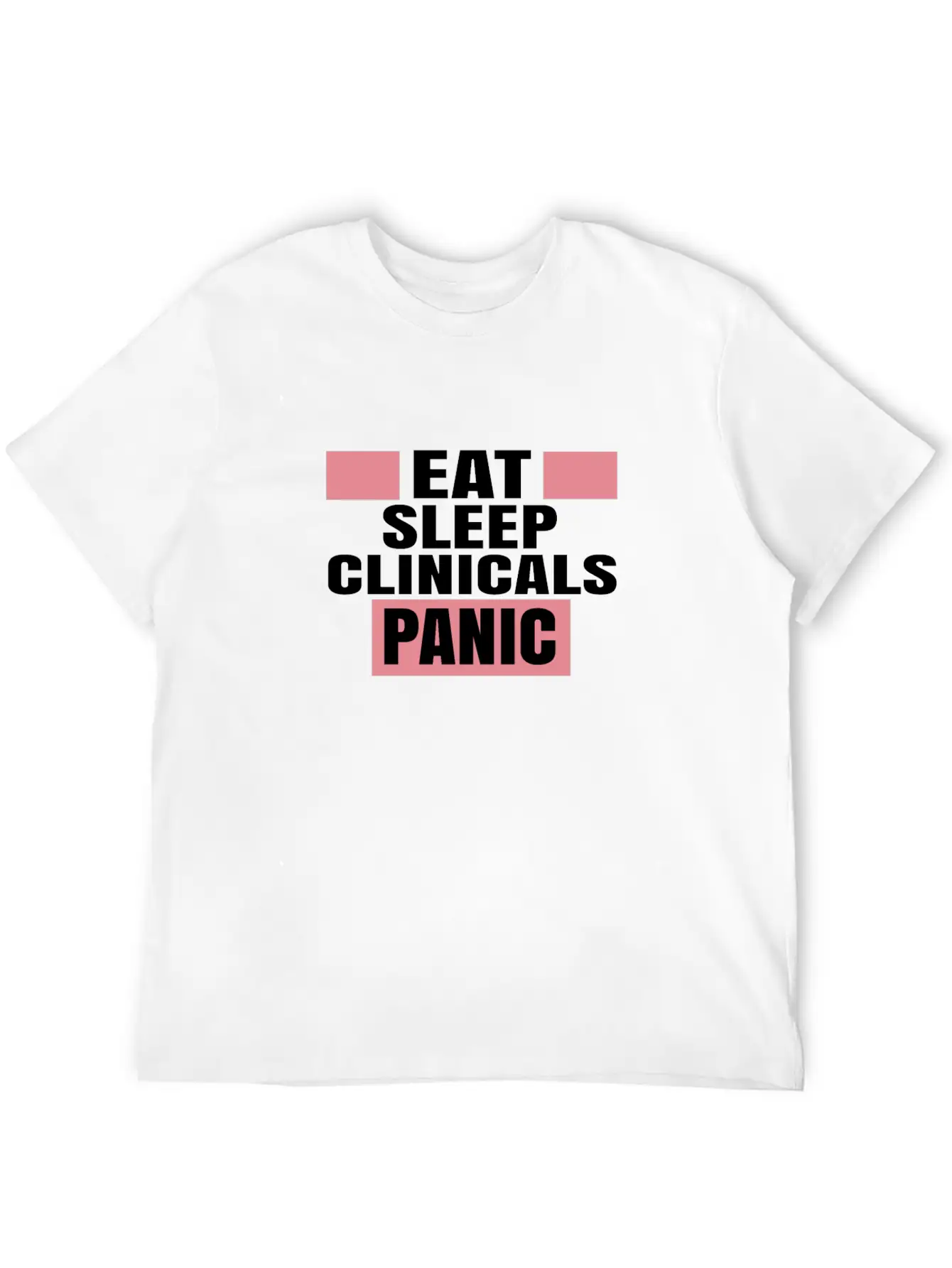 CLINICALS PANIC Unisex Short Sleeve Soft Cotton T-Shirt – Casual Everyday Wear