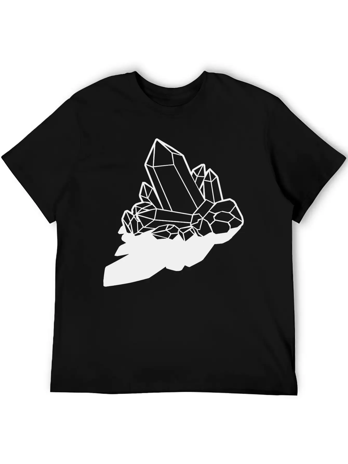 Clipart Shadow Crystal Stylish Everyday T-Shirt – Unisex Basic Cotton Tee
