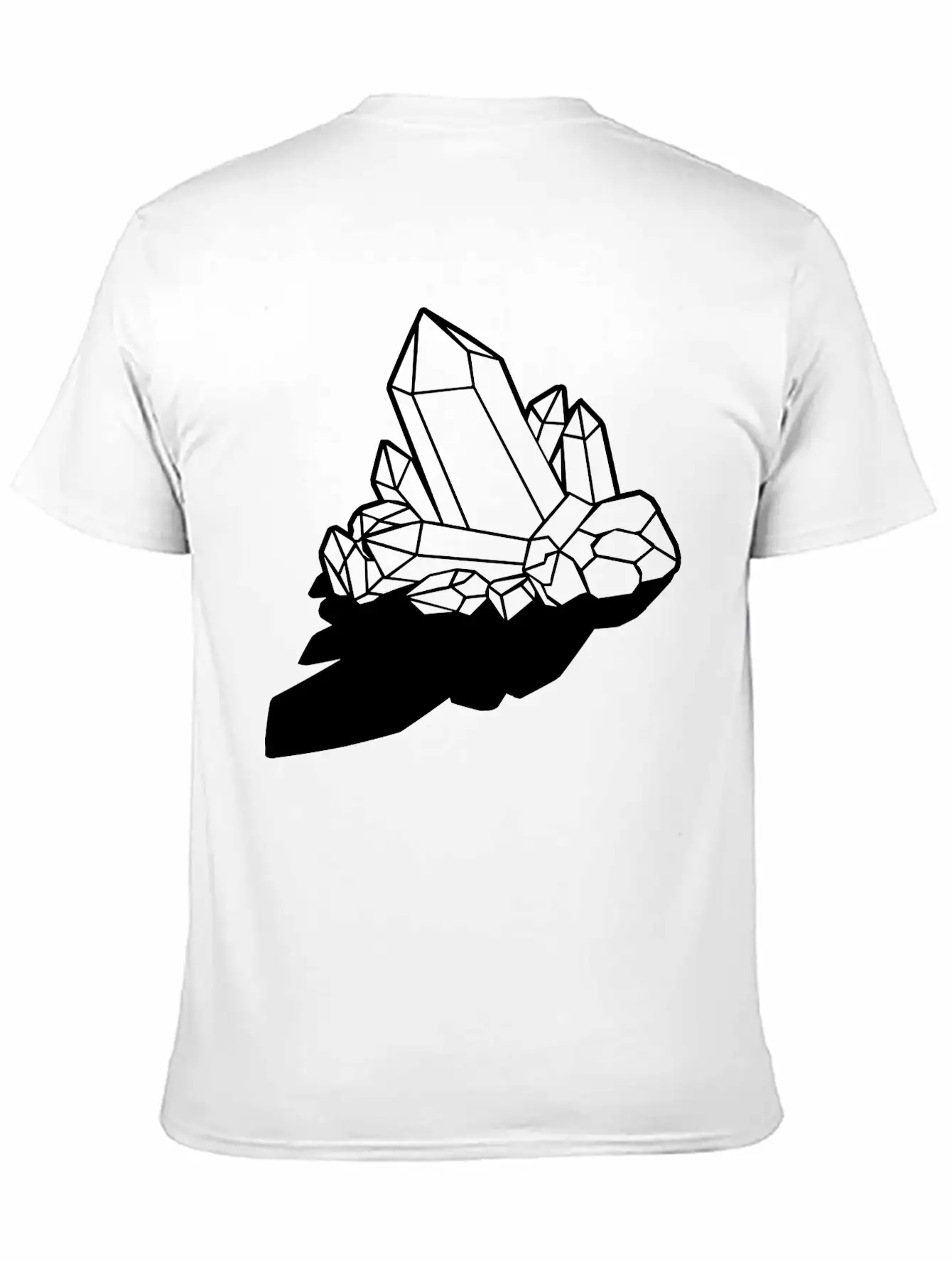 Clipart Shadow Crystal Stylish Everyday T-Shirt – Unisex Basic Cotton Tee
