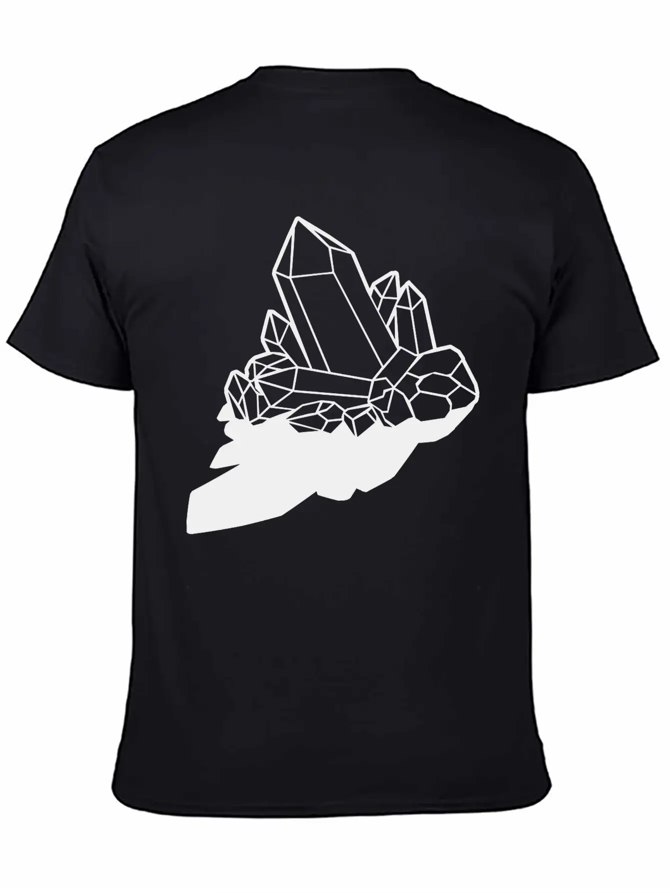 Clipart Shadow Crystal Stylish Everyday T-Shirt – Unisex Basic Cotton Tee