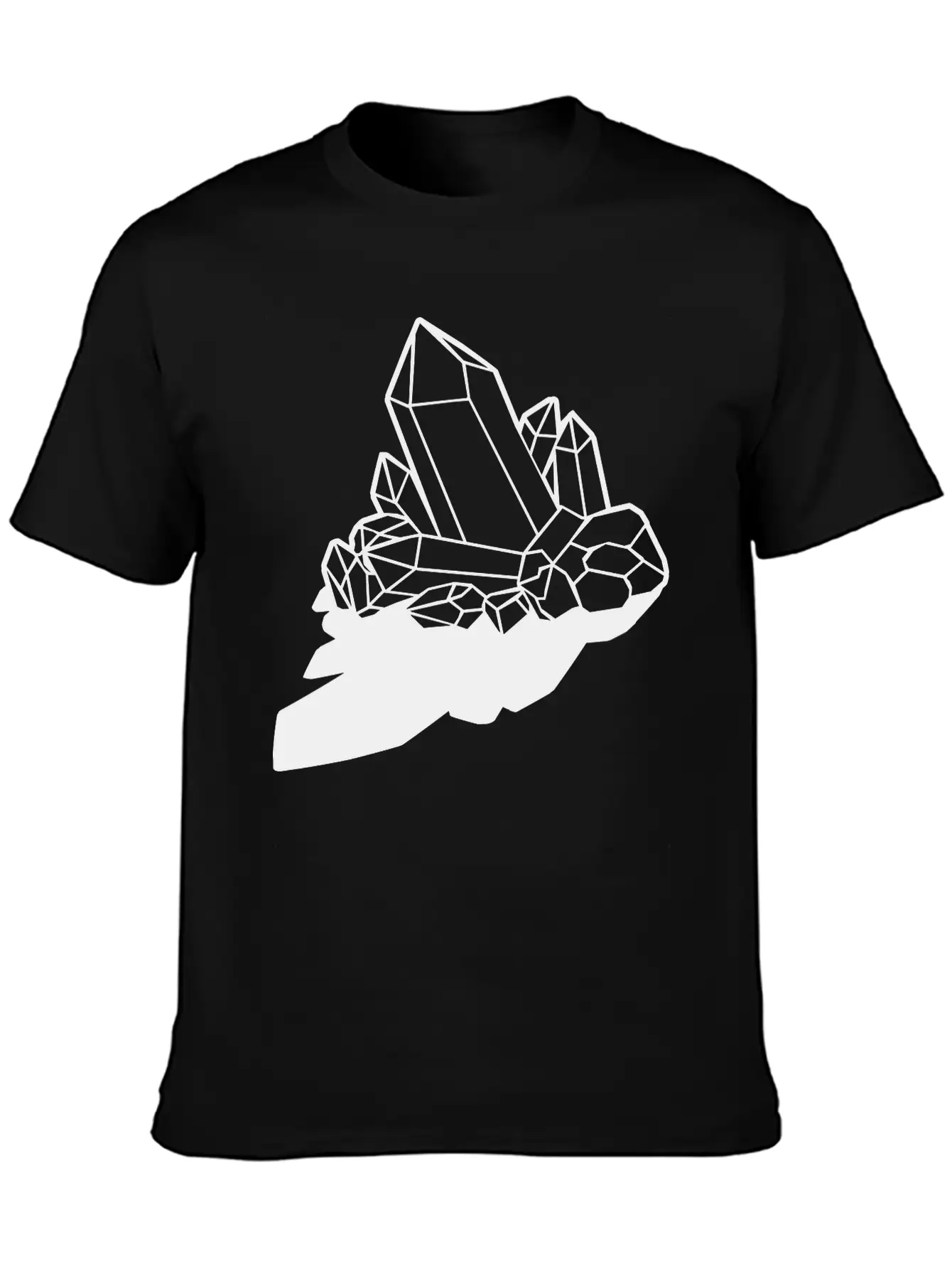 Clipart Shadow Crystal Stylish Everyday T-Shirt – Unisex Basic Cotton Tee