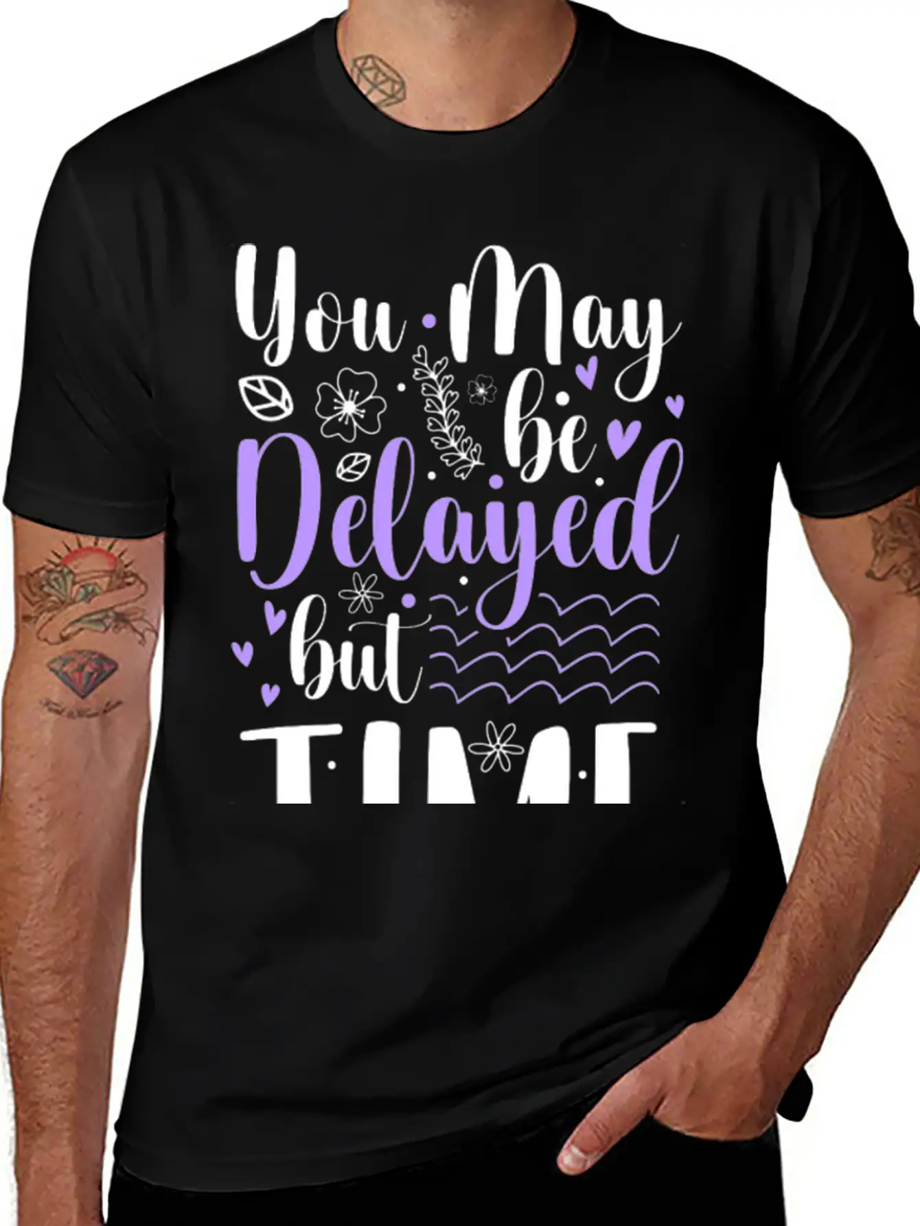 Clock Sign Friendship Stylish Everyday T-Shirt – Unisex Basic Cotton Tee