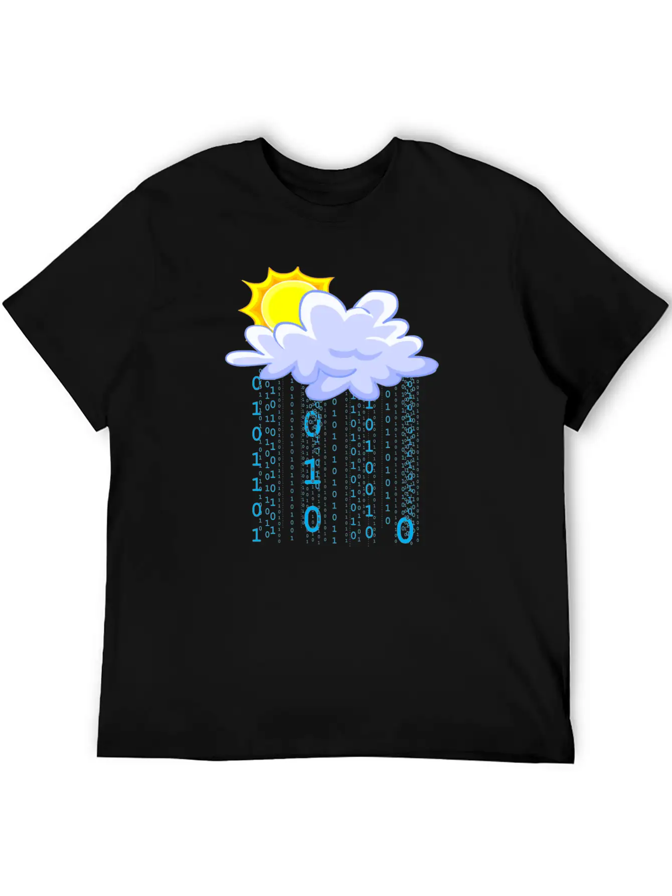 Cloud Code Unisex Short Sleeve Soft Cotton T-Shirt – Casual Everyday Wear