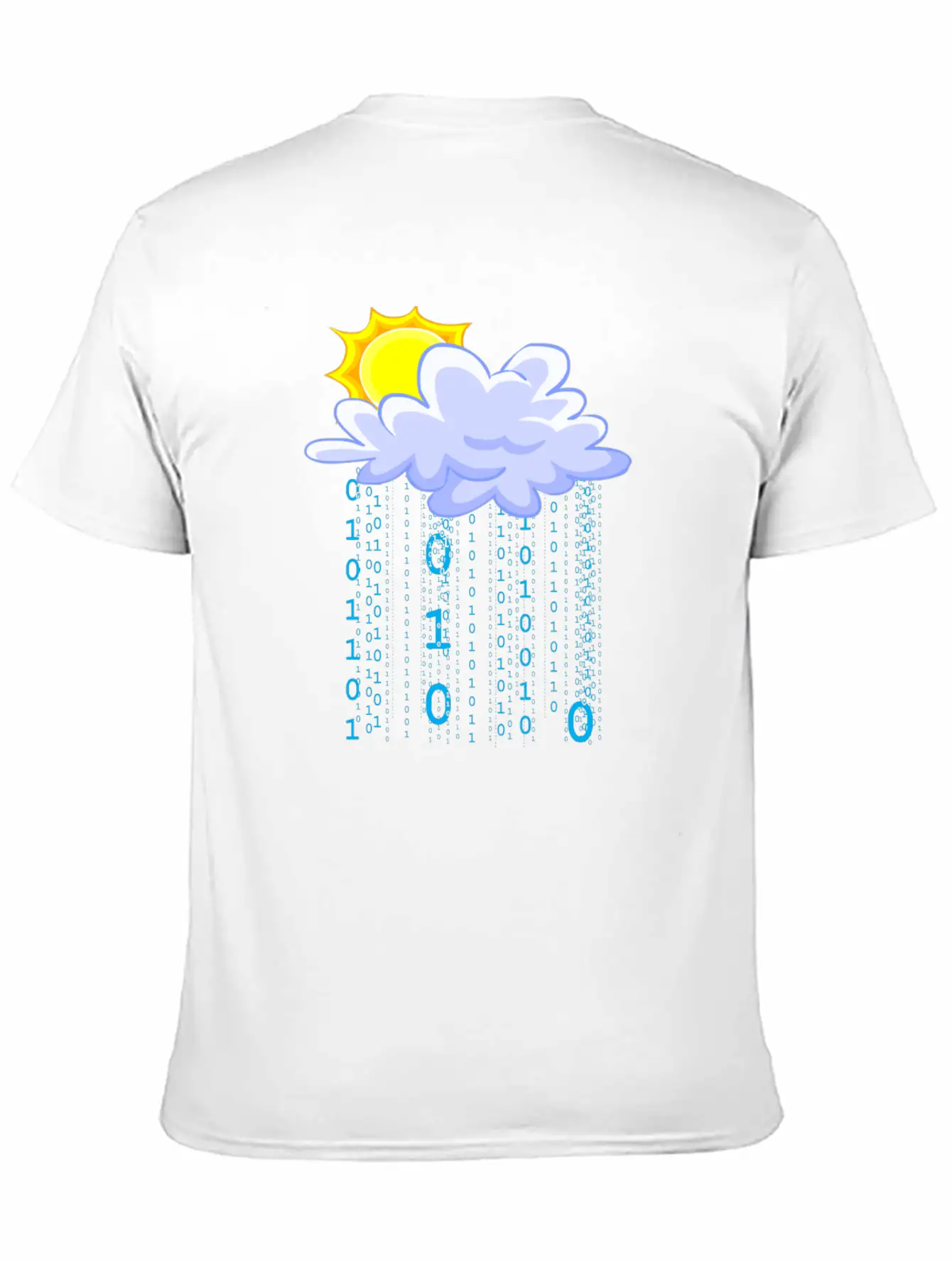 Cloud Code Unisex Short Sleeve Soft Cotton T-Shirt – Casual Everyday Wear