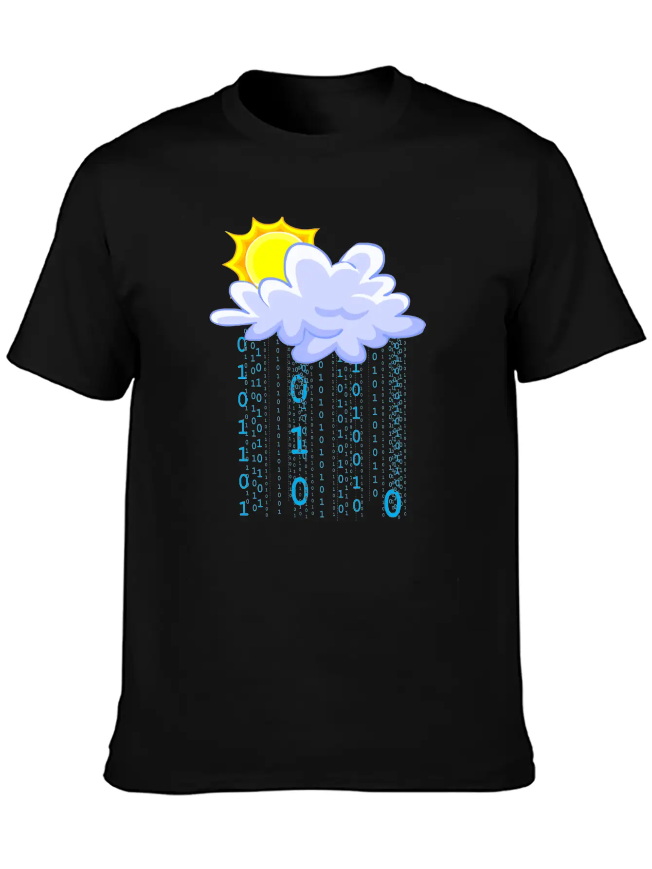 Cloud Code Unisex Short Sleeve Soft Cotton T-Shirt – Casual Everyday Wear