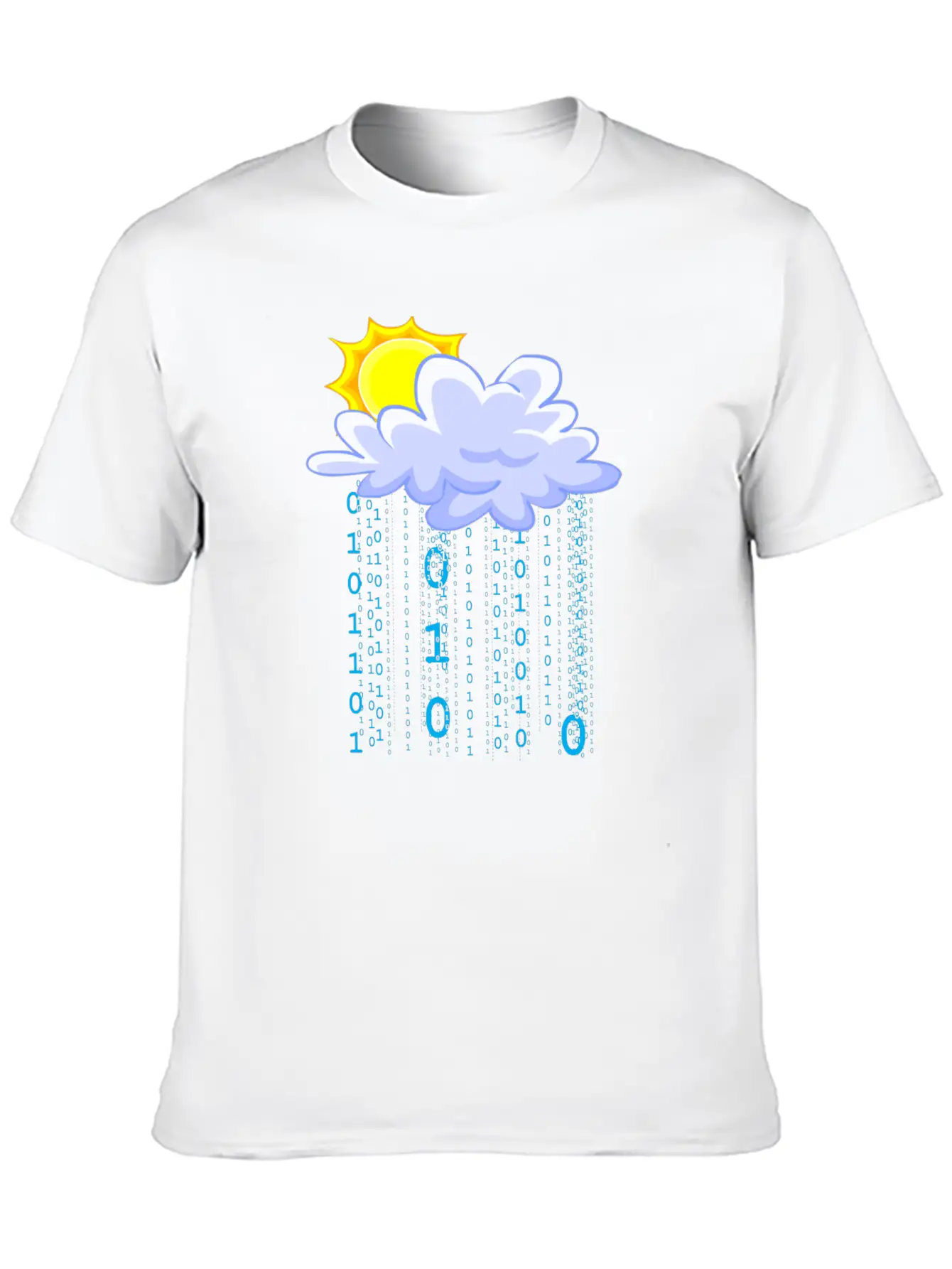 Cloud Code Unisex Short Sleeve Soft Cotton T-Shirt – Casual Everyday Wear