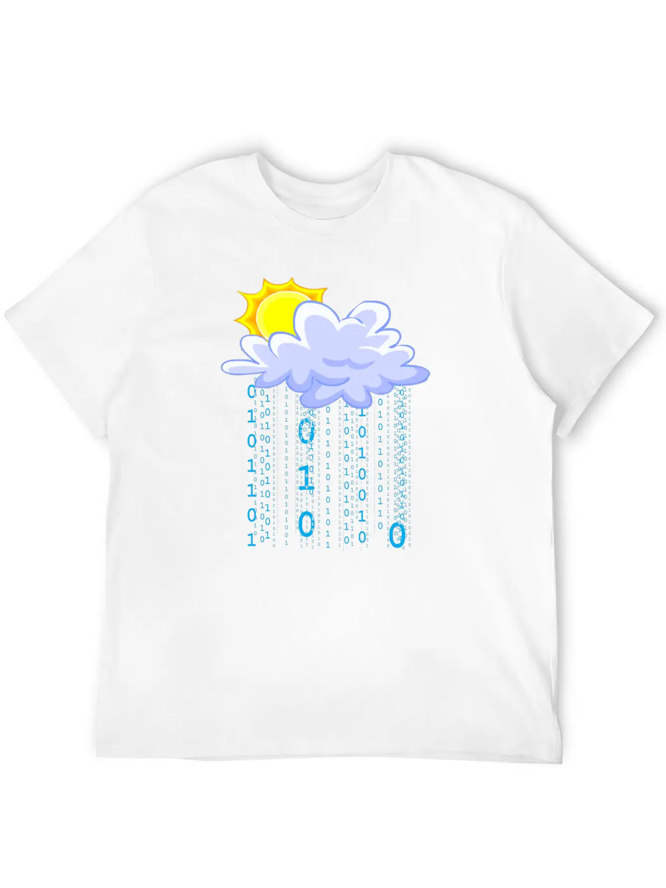 Cloud Code Unisex Short Sleeve Soft Cotton T-Shirt – Casual Everyday Wear