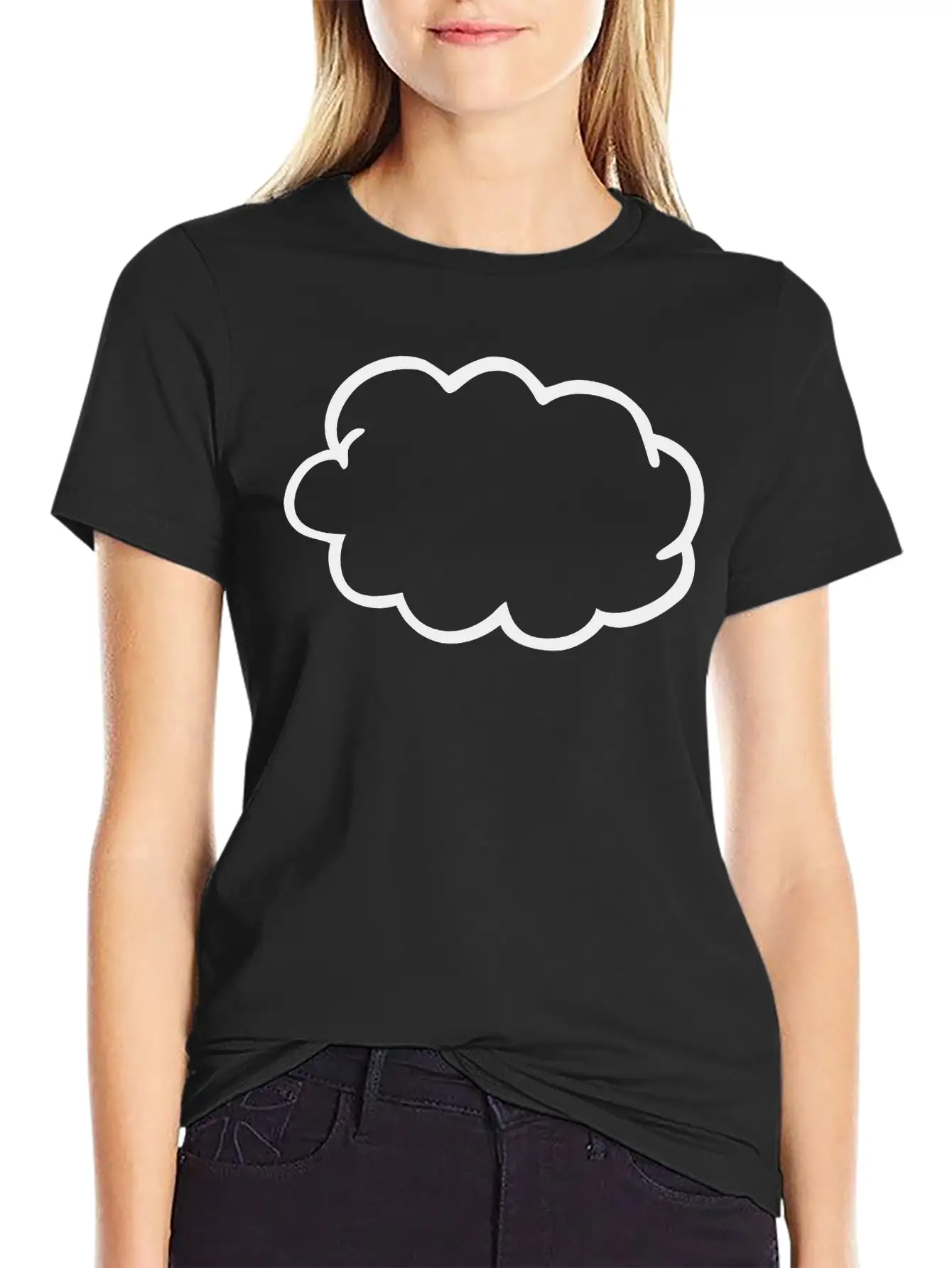 Cloud Comfortable Minimalist Graphic Tee – Summer Style Essential