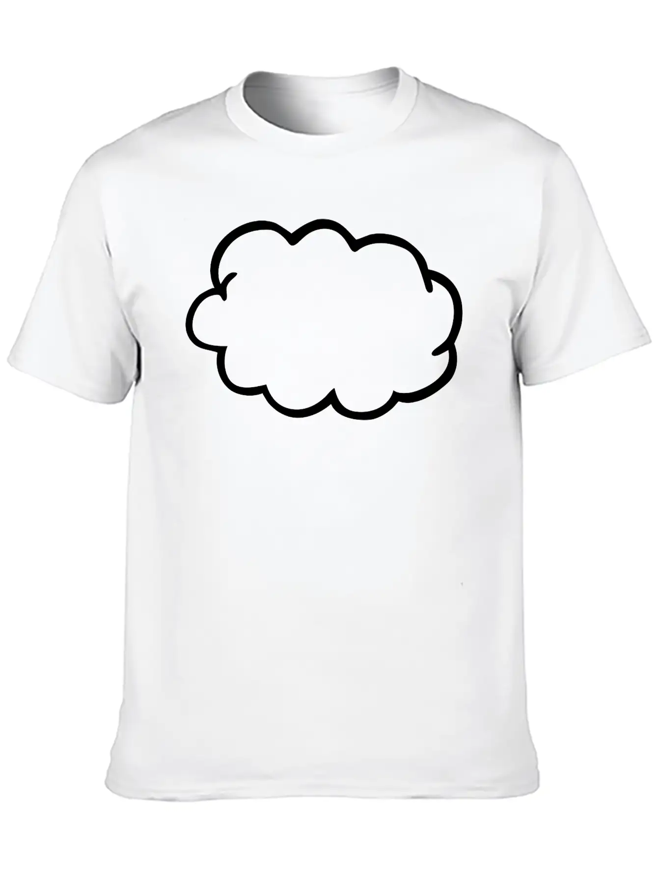 Cloud Comfortable Minimalist Graphic Tee – Summer Style Essential