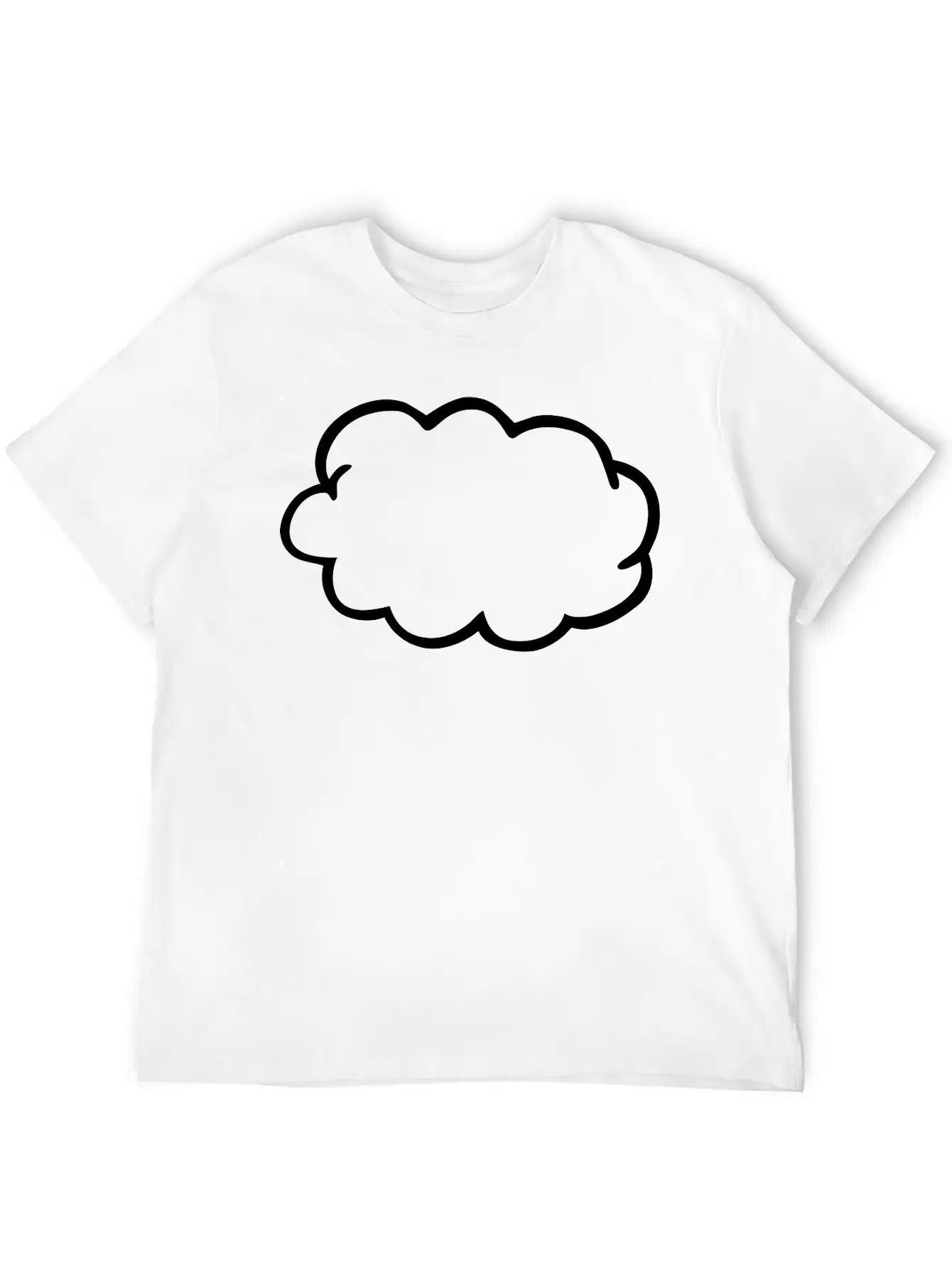 Cloud Comfortable Minimalist Graphic Tee – Summer Style Essential
