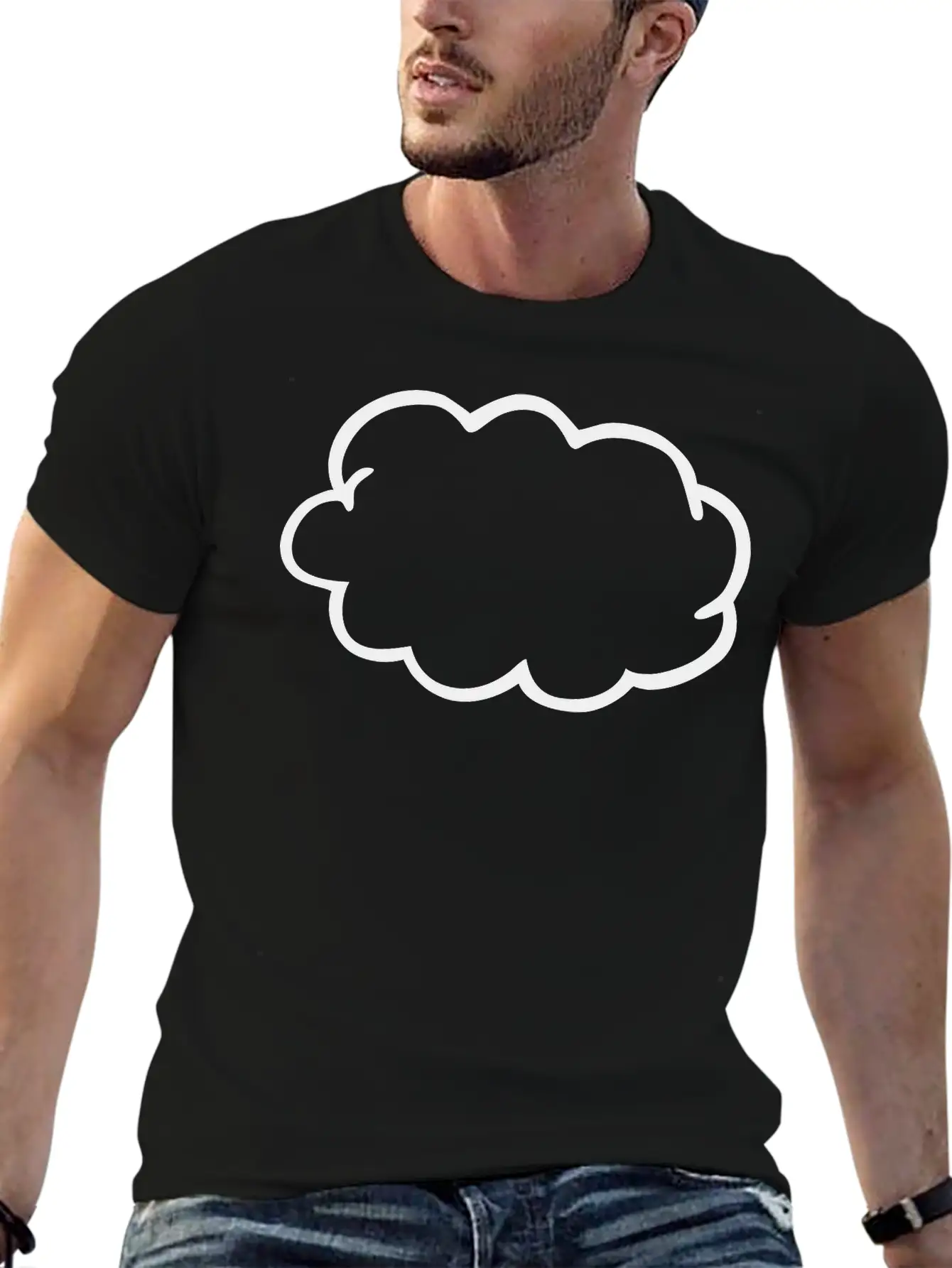 Cloud Comfortable Minimalist Graphic Tee – Summer Style Essential