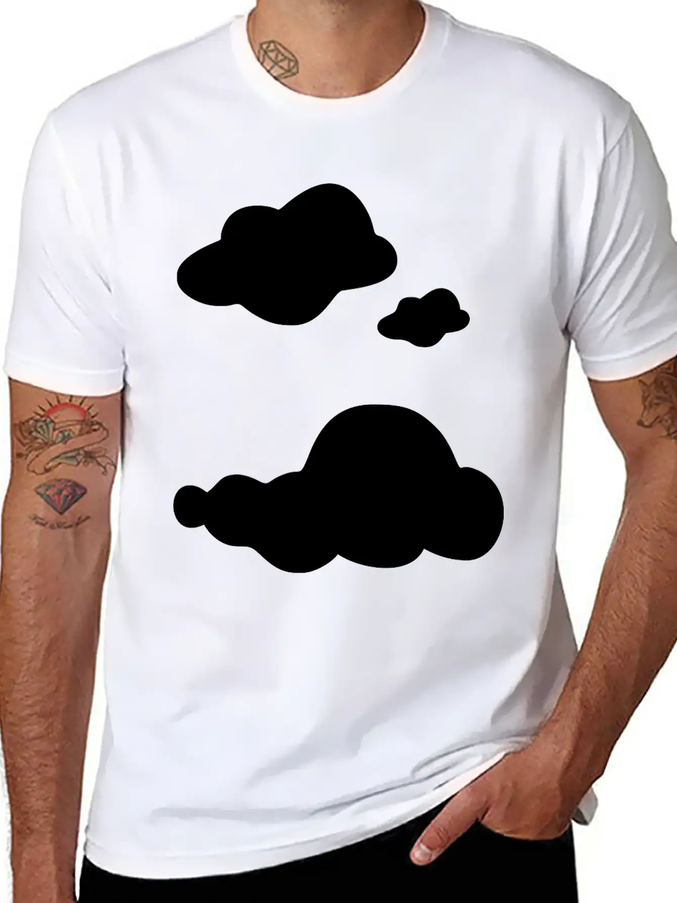 Cloud Field Unisex Short Sleeve Soft Cotton T-Shirt – Casual Everyday Wear